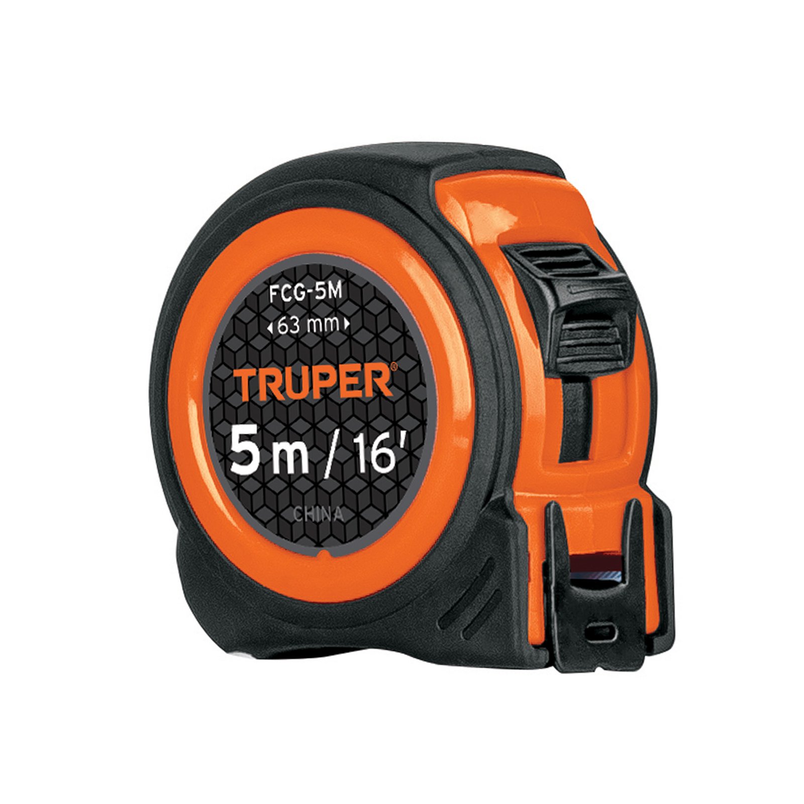 CINTA METRICA COMPACTO C/GRIP 5M FCG-5M TRUPER