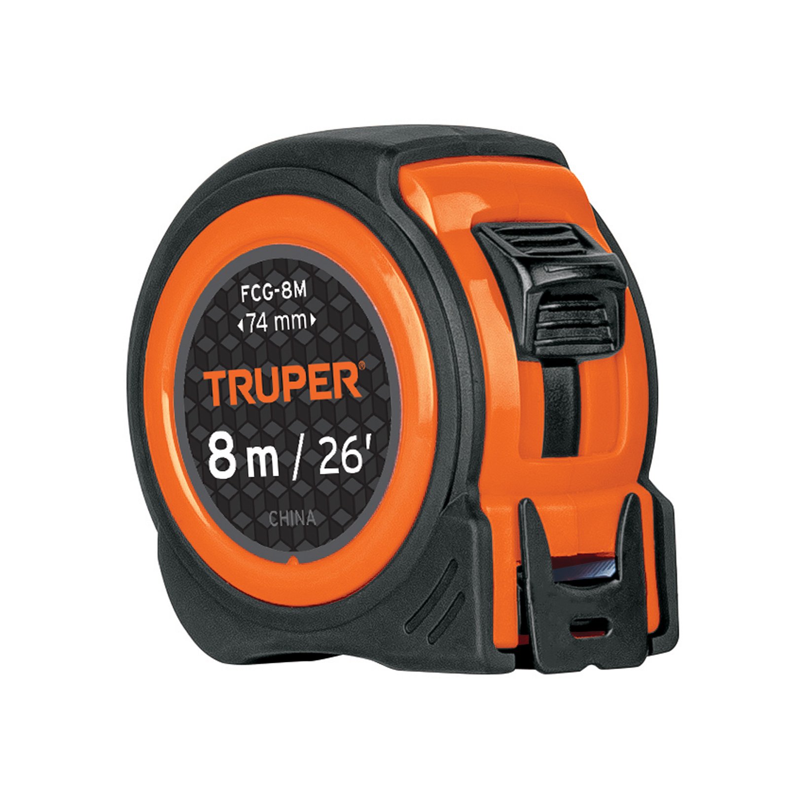 CINTA METRICA COMPACTO C/GRIP 8M FCG-8M TRUPER