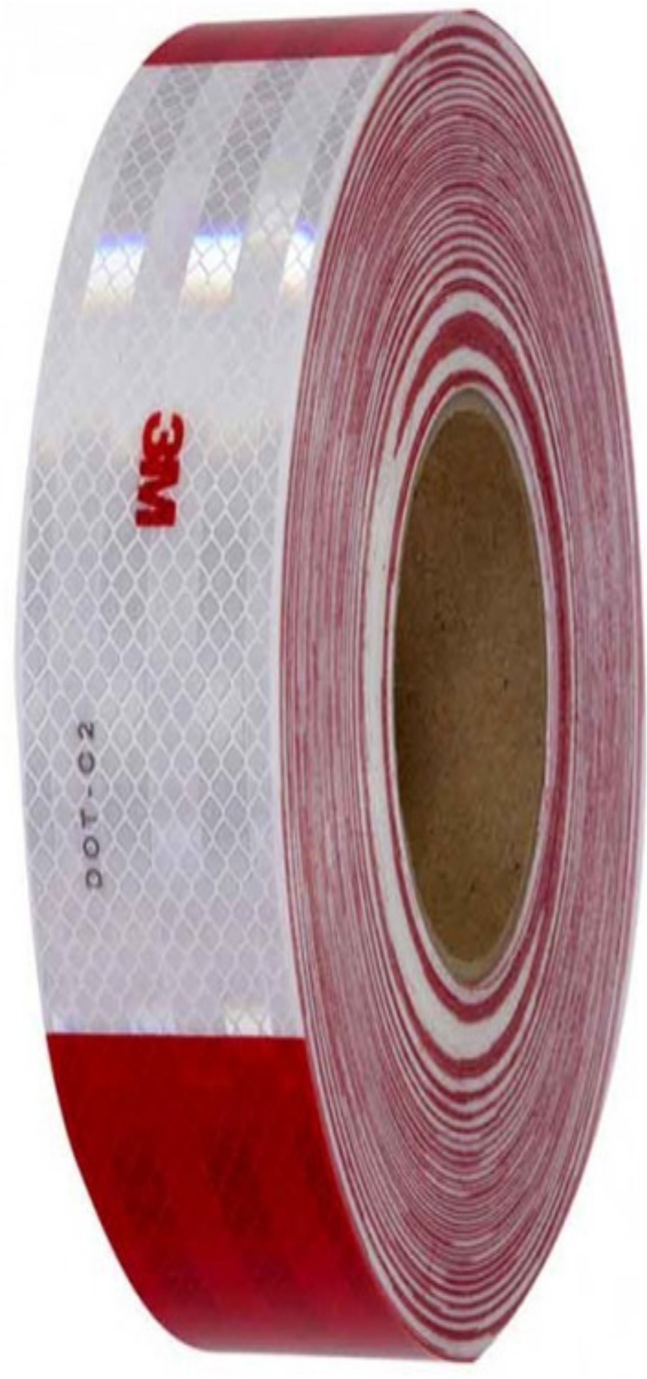 CINTA REFLECTICVA 3M ROJO/BLANCO 45.72 MTRS