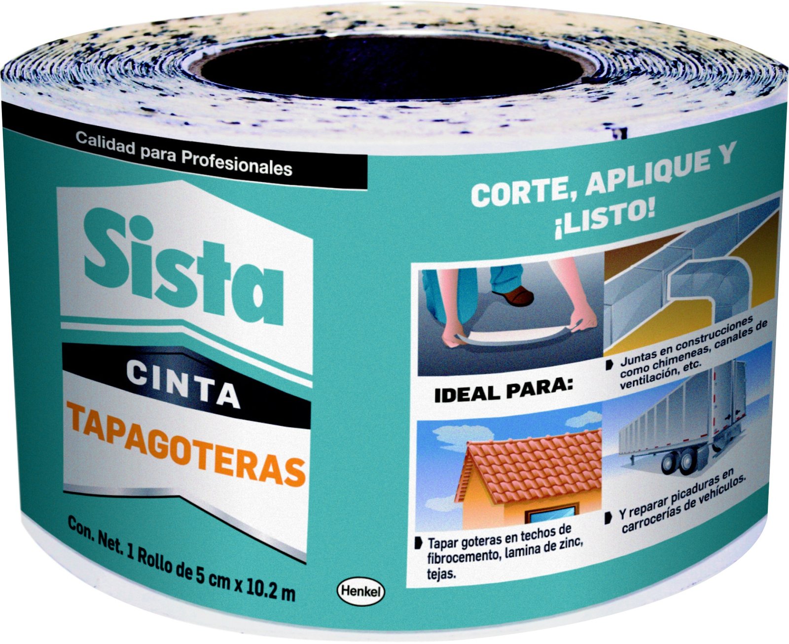 CINTA TAPAGOTERAS SISTA 5 CMS 10 MTRS