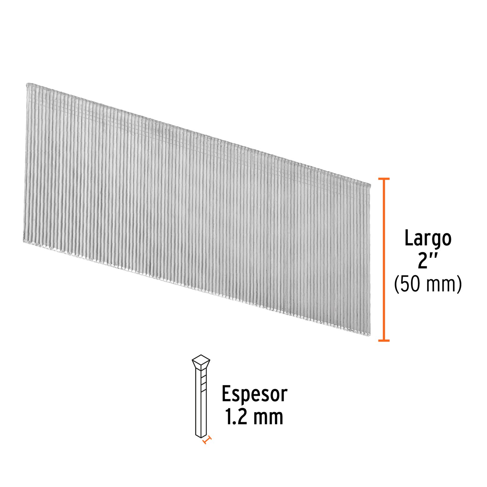 CLAVO P/CLAVADORA NEU 2X5000pz CLANEU-18-50 TRUPER