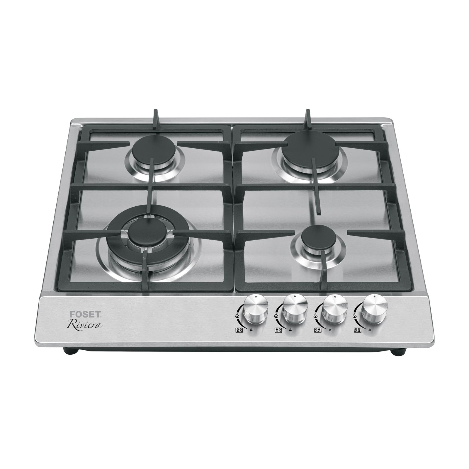COCINA DE GAS 4 QUEMADORES AC INOX PAE-604GA FOSET