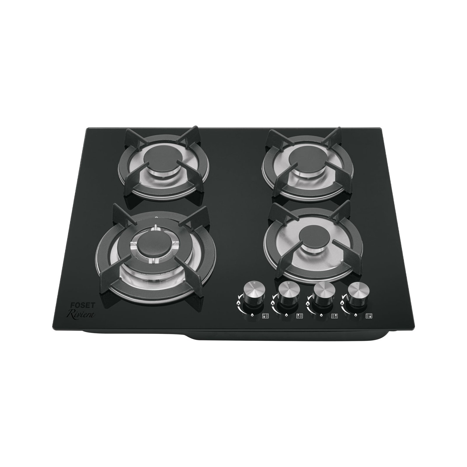 COCINA DE GAS 4 QUEMADORES VIDRIO PAE-604GV FOSET