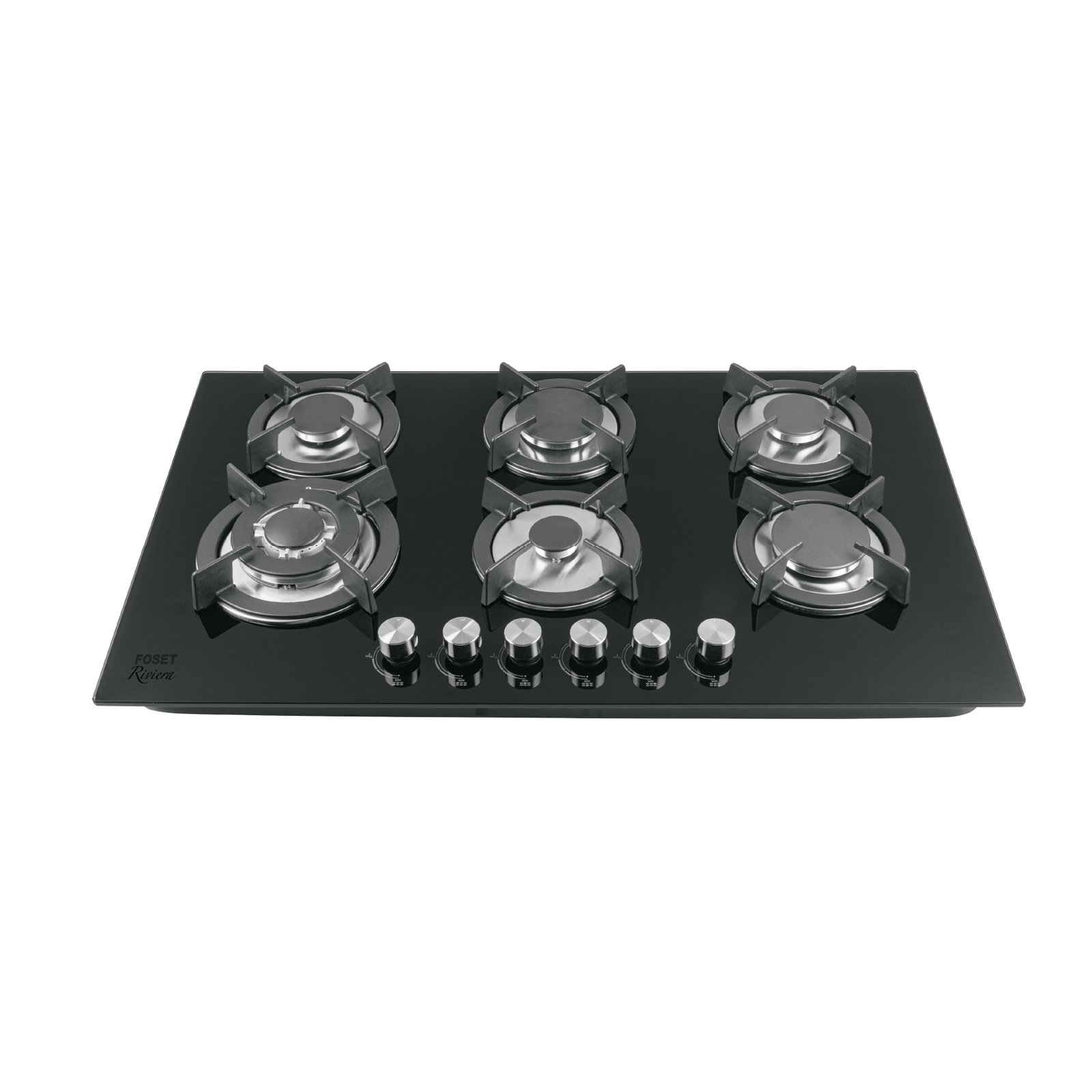 COCINA DE GAS 6 QUEMADORES VIDRIO PAE-906GV FOSET