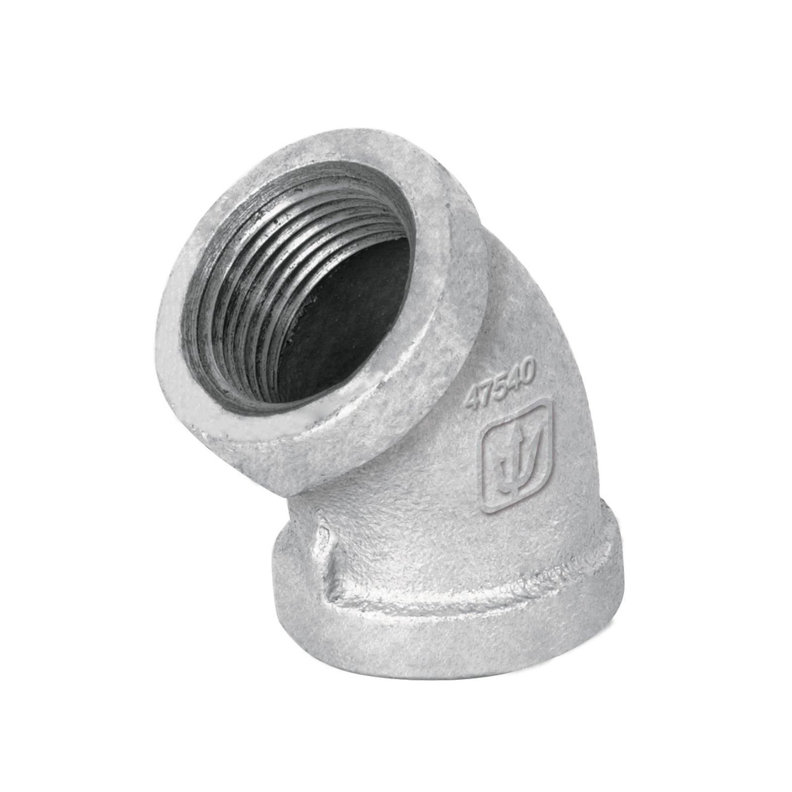 CODO 45° GALVANIZADBOLSA 5 UNID 3/4" CG-862 FOSET