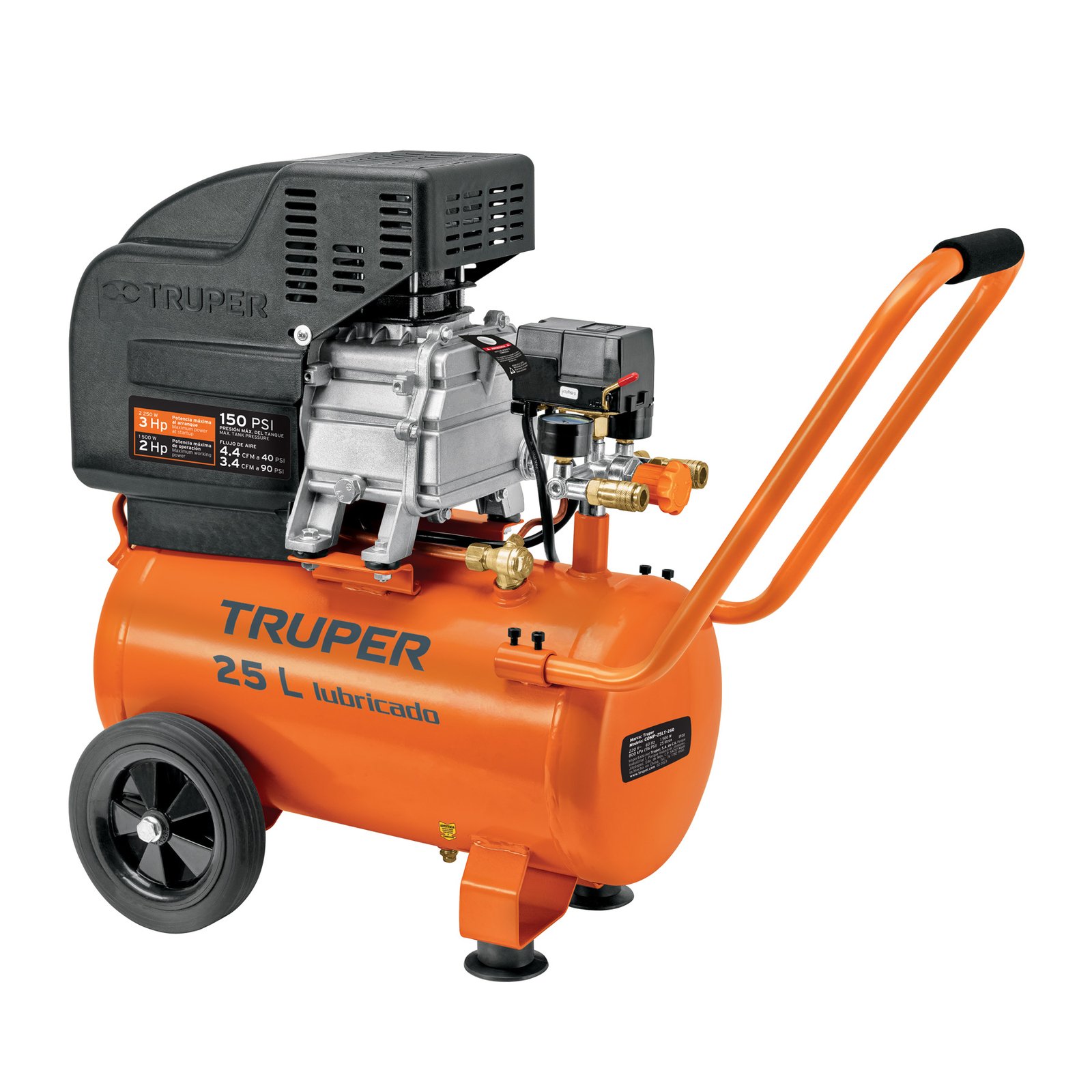 COMPRESOR 2HP/25LTS COMP-25LT TRUPER