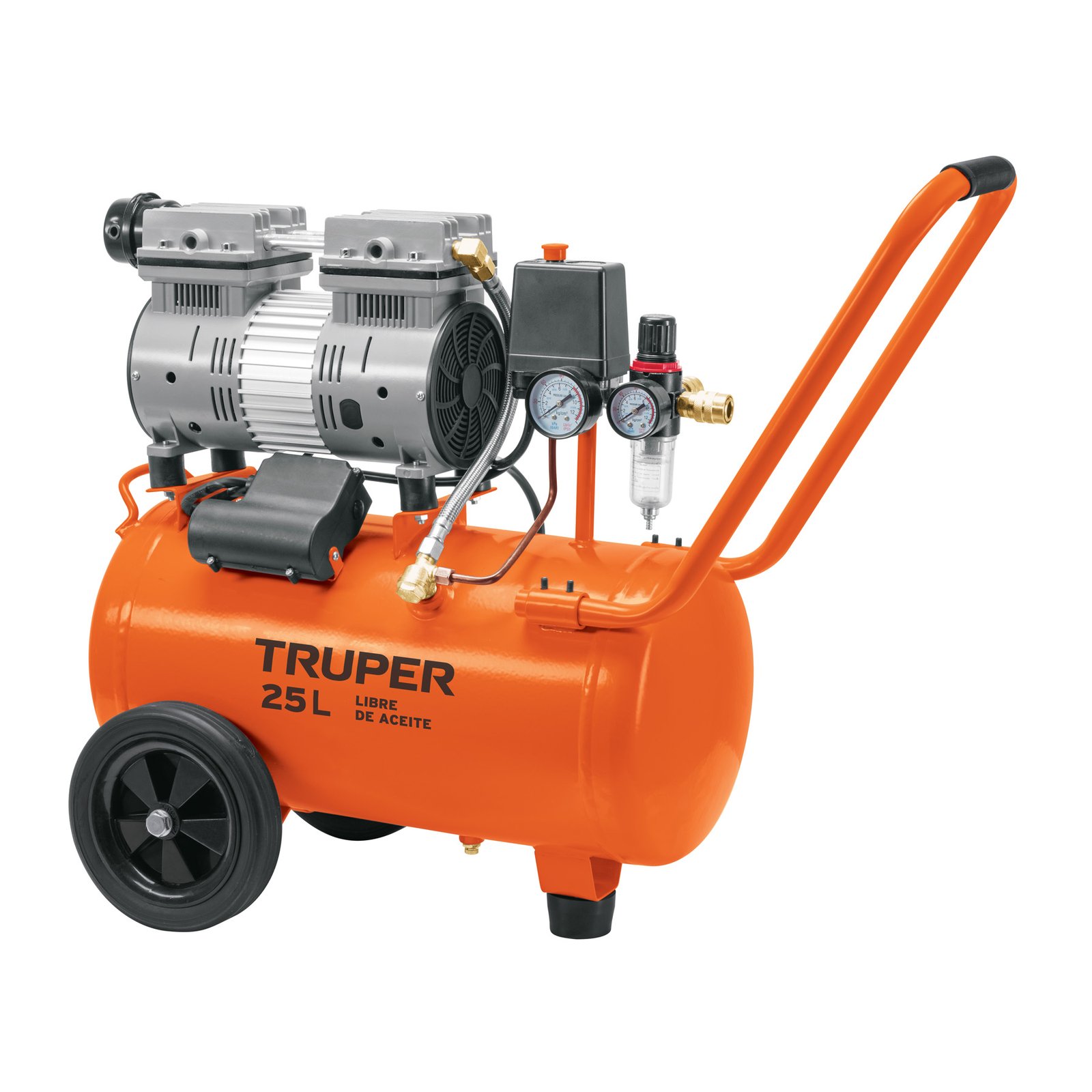 COMPRESOR HORIZ SILENCIOSOS 25lts COMP-25Q TRUPER