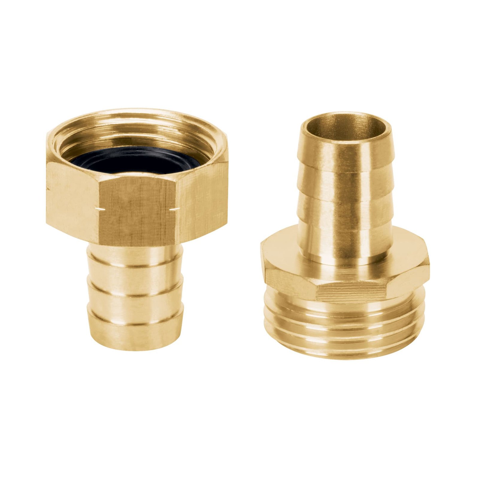 CONECTORES MACHO Y HEMBRA 5/8" DE LATON CFM-5/8B