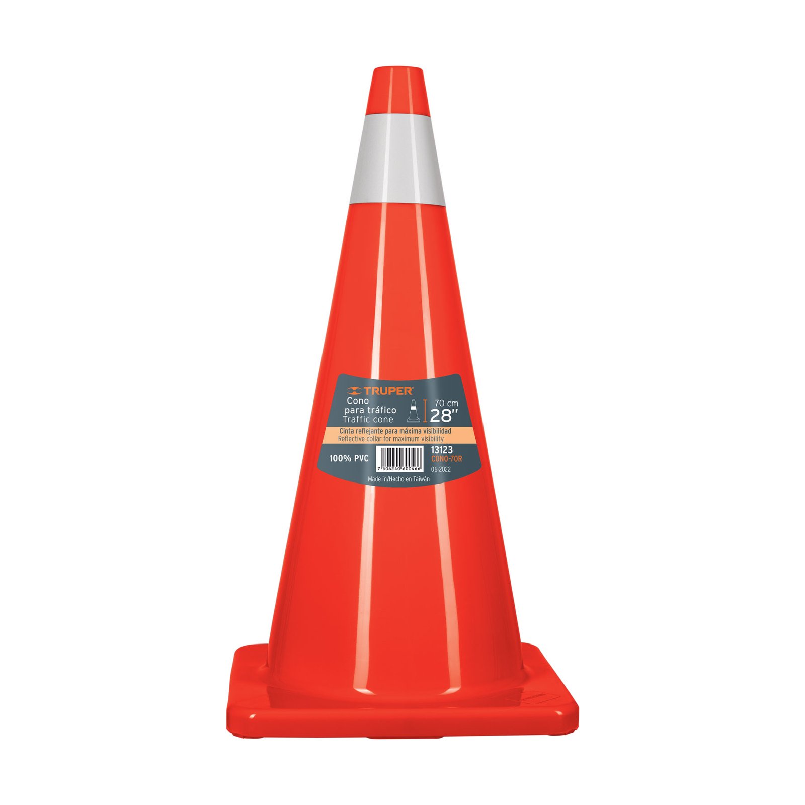CONO PRECAU PVC 70CM C/REFLEJANTE CONO-70R
