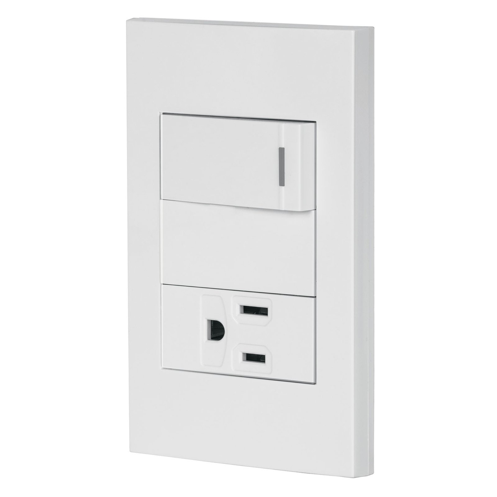 CONTACTO Y APAGADOR PLACA PA-APCO1-EB VOLTECK
