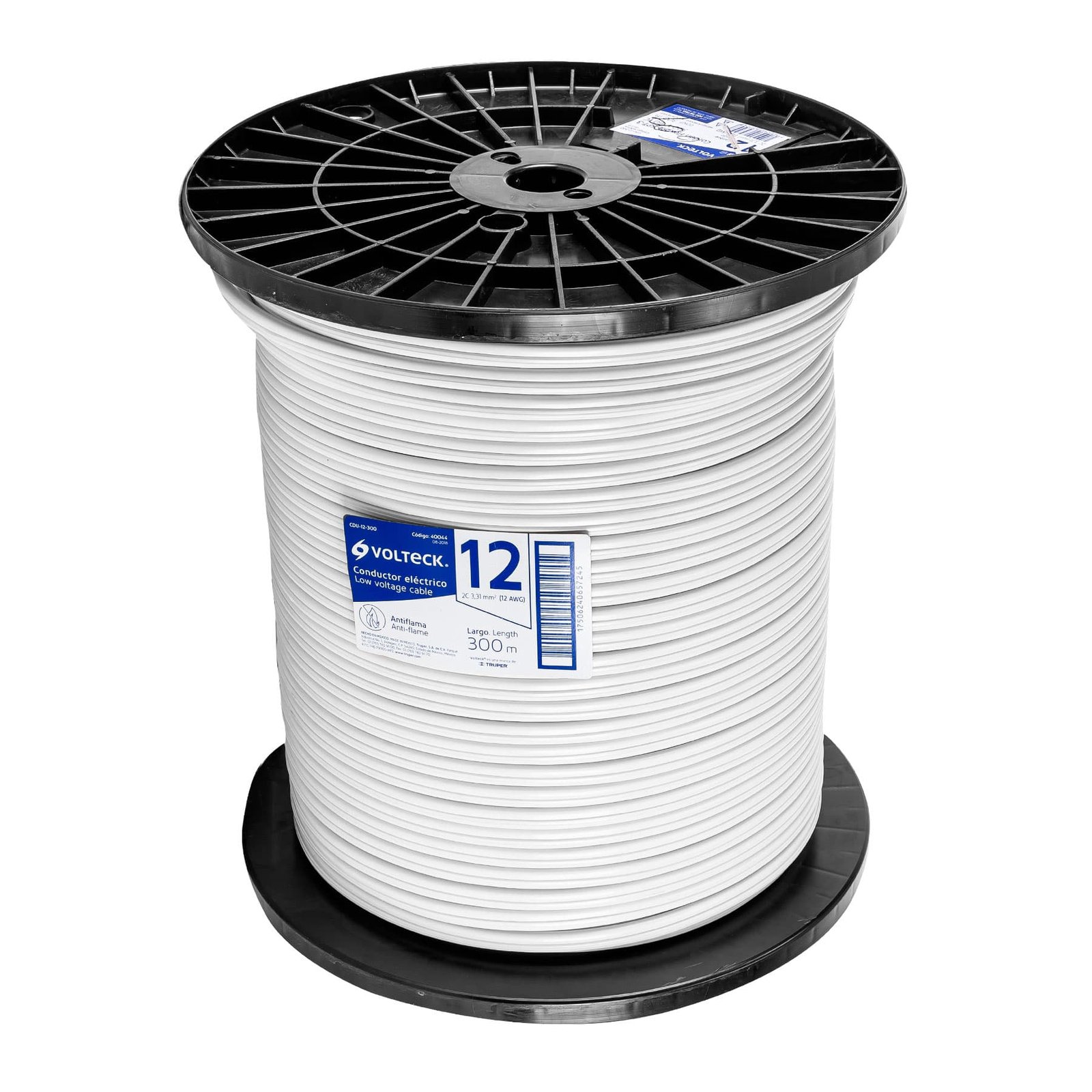 CORDON PAREADO 2X12 CARRT 300M CDU-12-300 VOLTECK