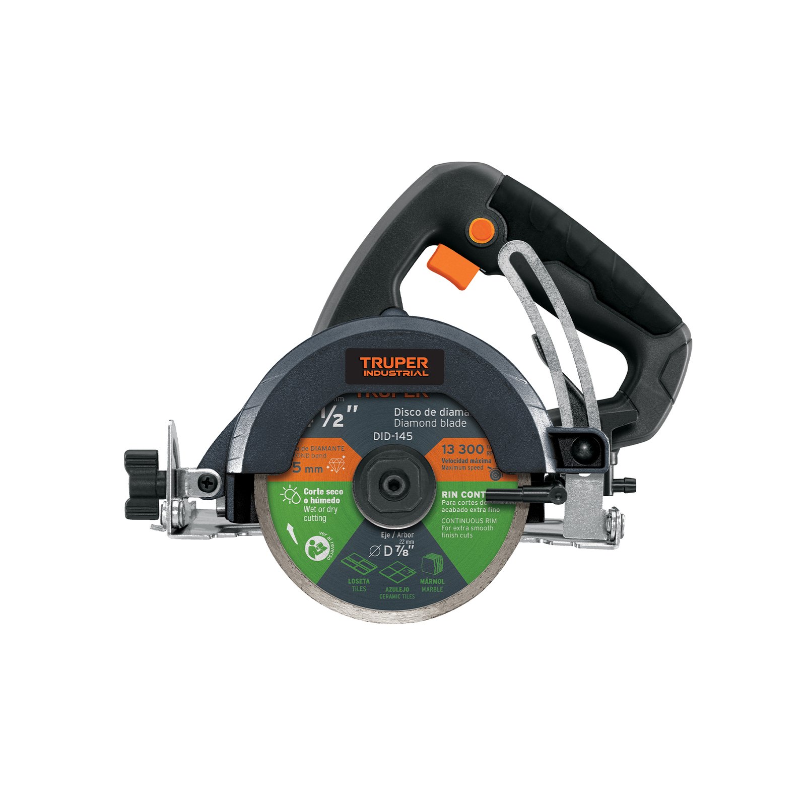 CORTADORA AZULEJO 1500W 4-1/2" CAZE-4-1/2N TRUPER