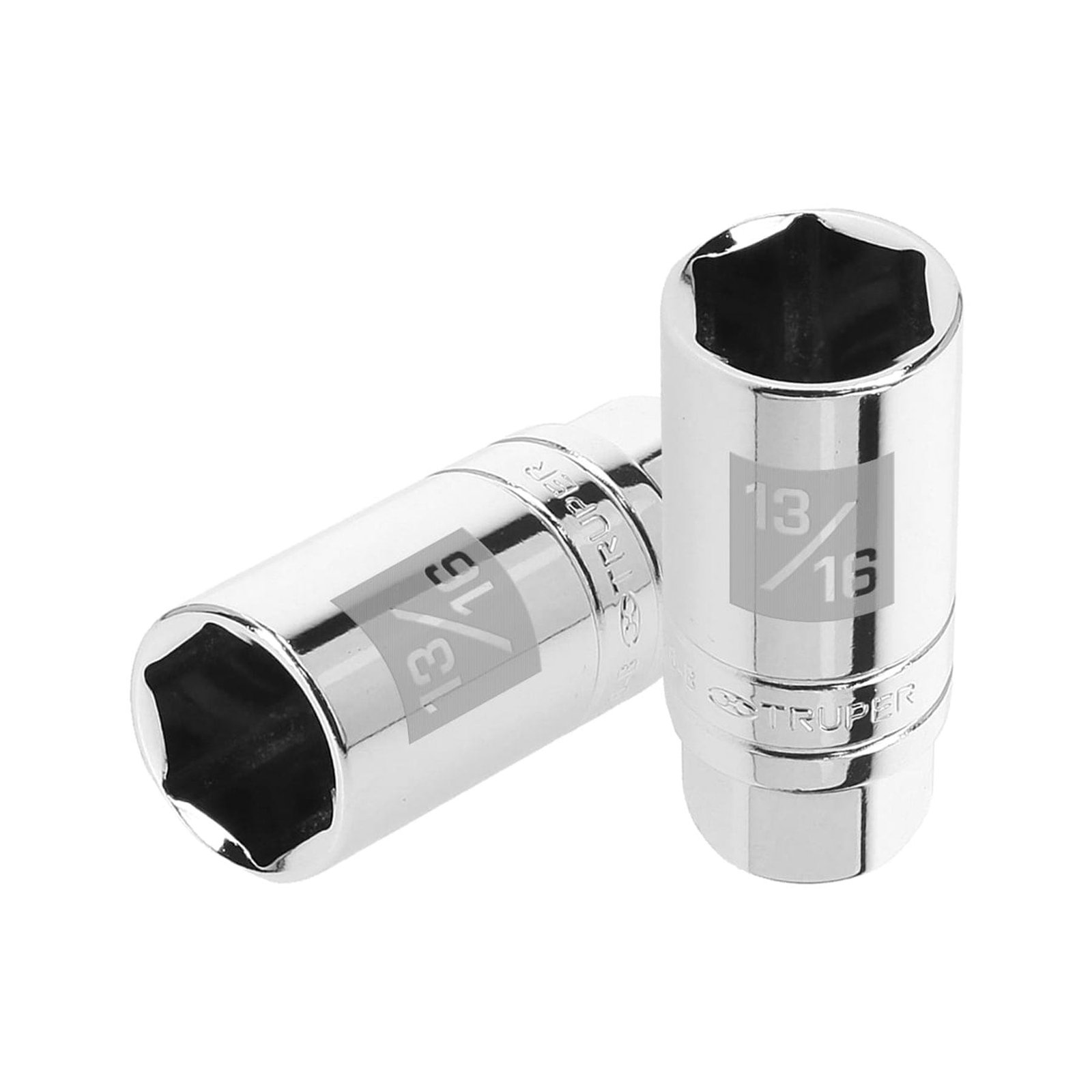 CUBO ESPIGA 3/8" P/BUJIAS 13/16"D-3826-HPA TRUPER