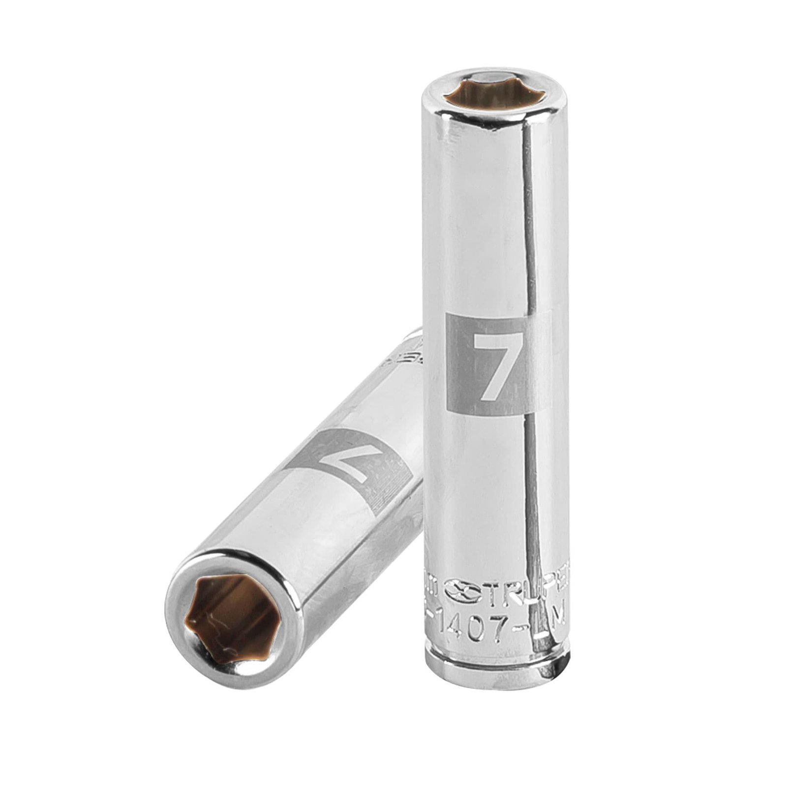 CUBO ESPIGA LARGO 1/4" 7MM D-1407-LM TRUPER