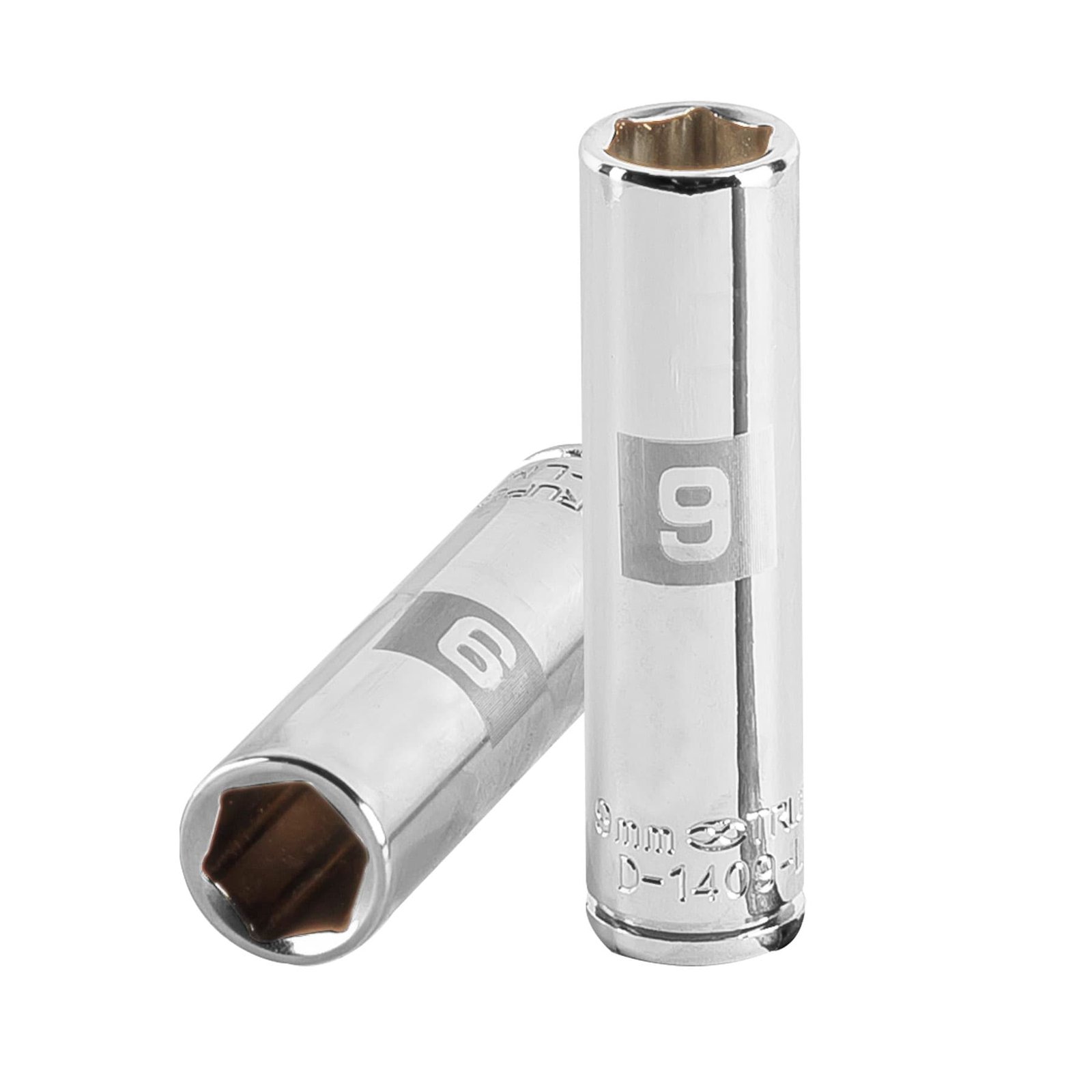 CUBO ESPIGA LARGO CUADRO 1/4" 9MM D-1409-LM TRUPER