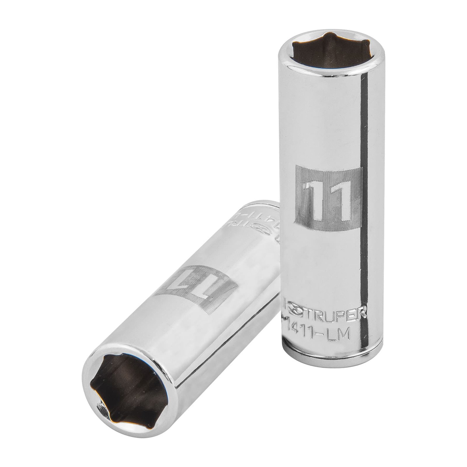 CUBO ESPIGA LARGO CUADR 1/4" 11MM D-1411-LM TRUPER