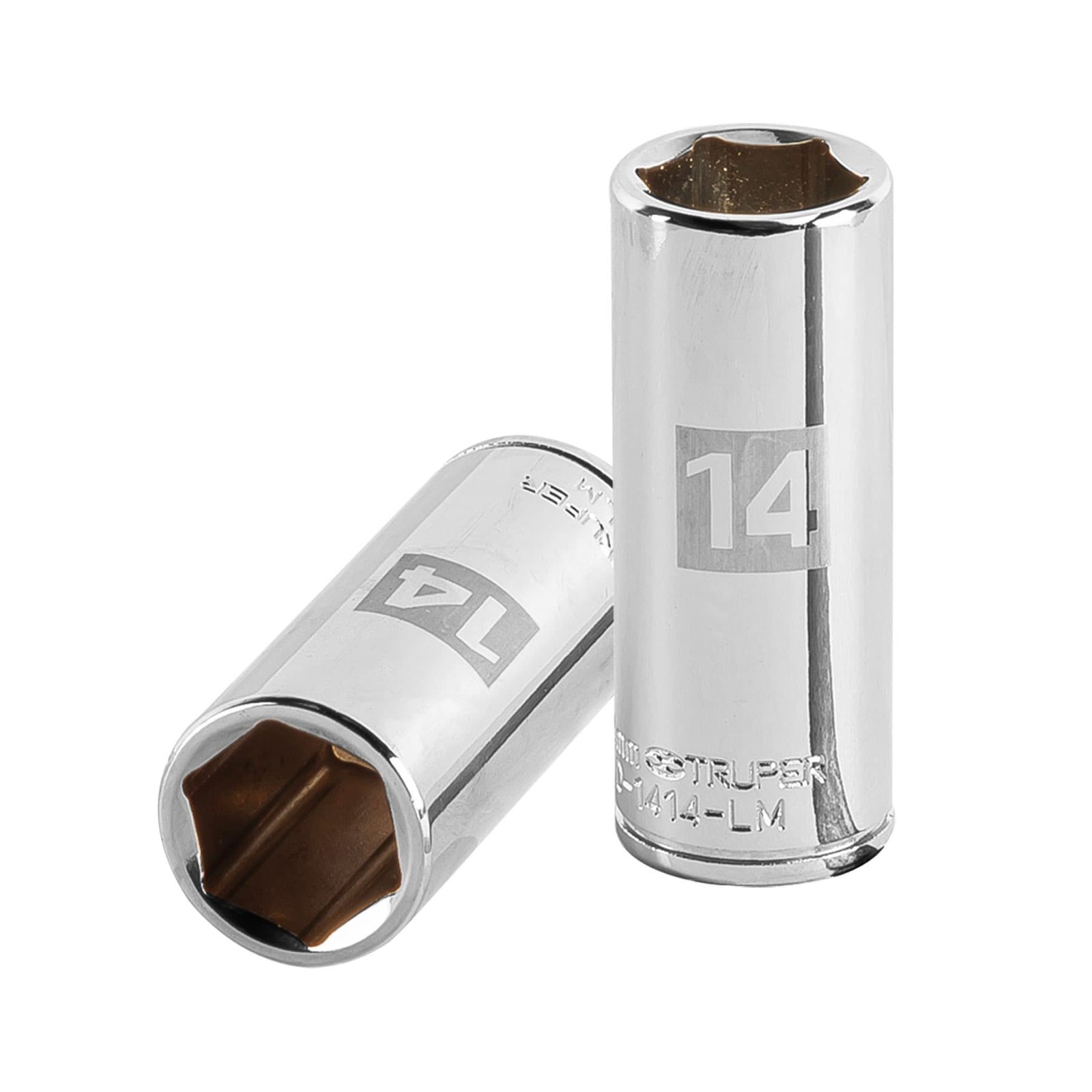 CUBO ESPIGA LARGO CUADR 1/4" 14MM D-1414-LM TRUPER