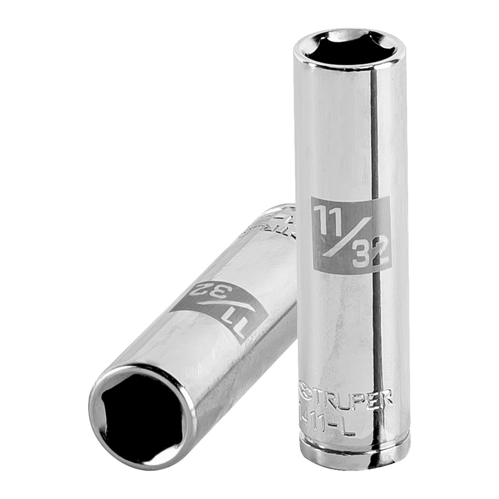 CUBO ESPIGA LARGO CUADR 1/4" 3/8" D-4712-L TRUPER