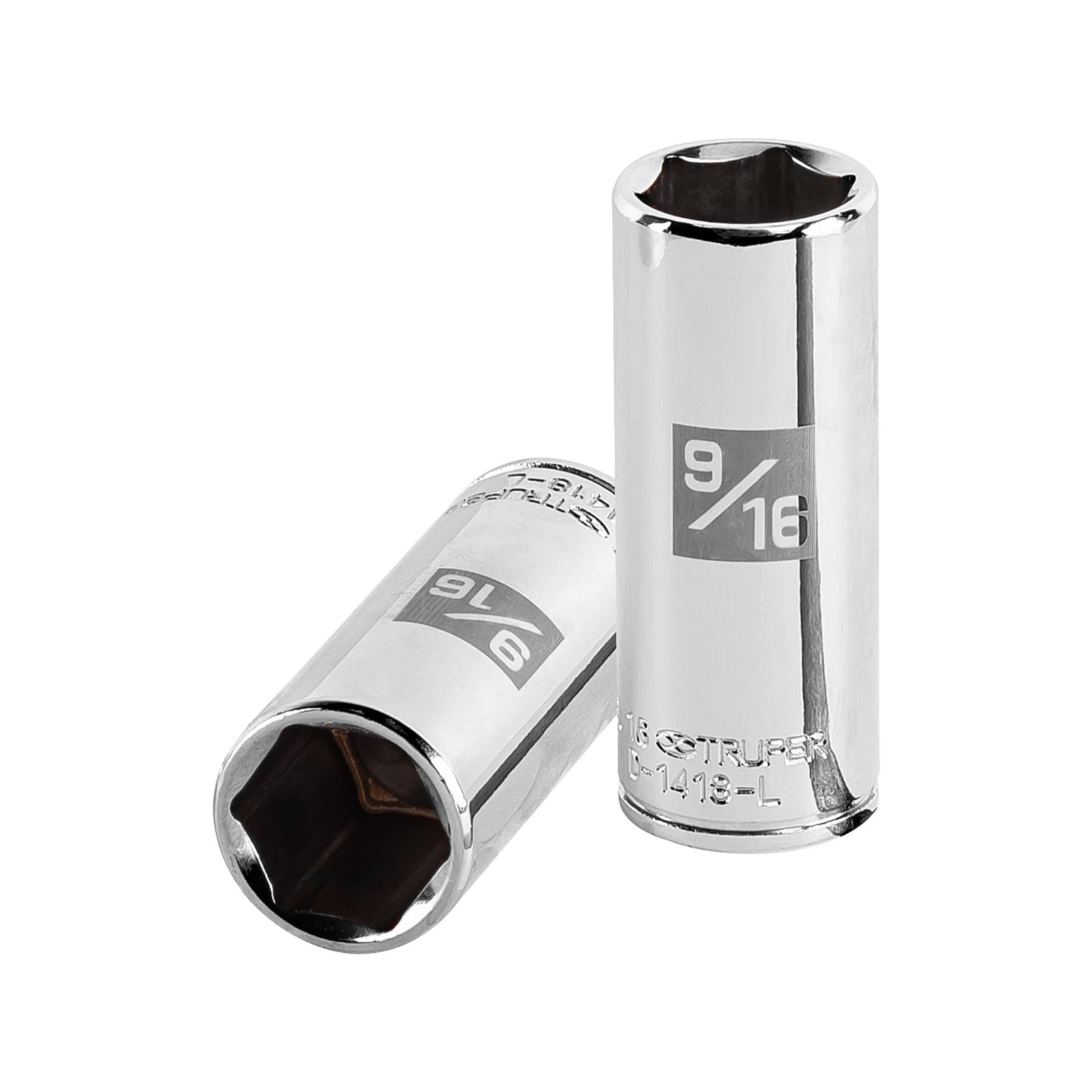 CUBO ESPIGA LARGO 1/4" 9/16" D-1418-L TRUPER