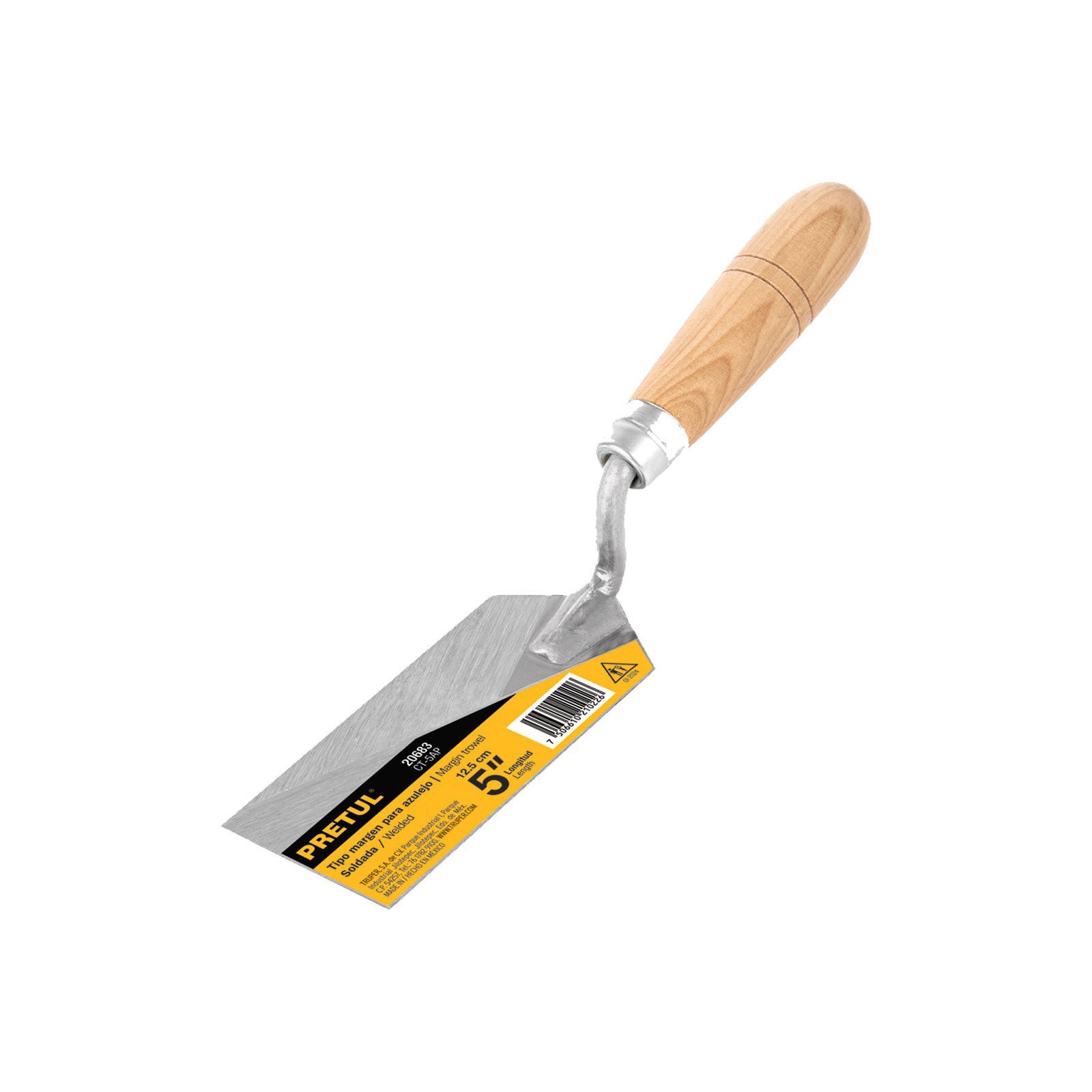 CUCHARA P/ALBAÑIL 5" SOLDADA CT-5AP PRETUL