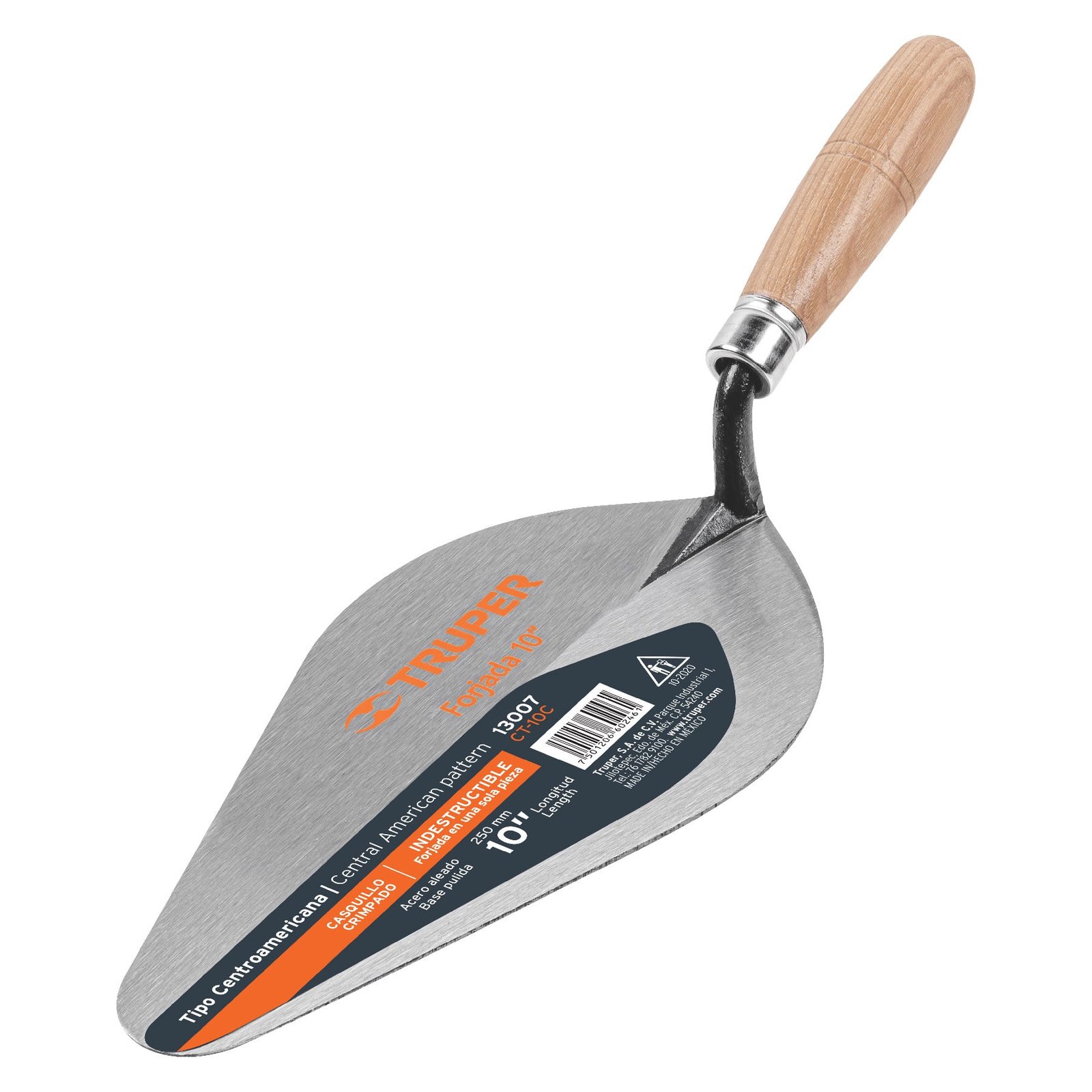 CUCHARA P/ALBAÑIL FORJADA 10"CT-10C TRUPER
