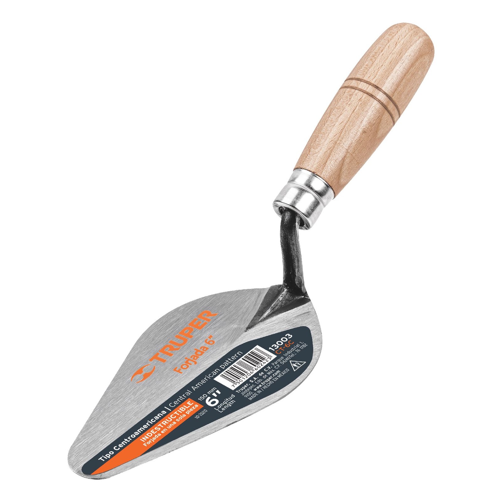 CUCHARA P/ALBAÑIL FORJADA 6"CT-6C TRUPER