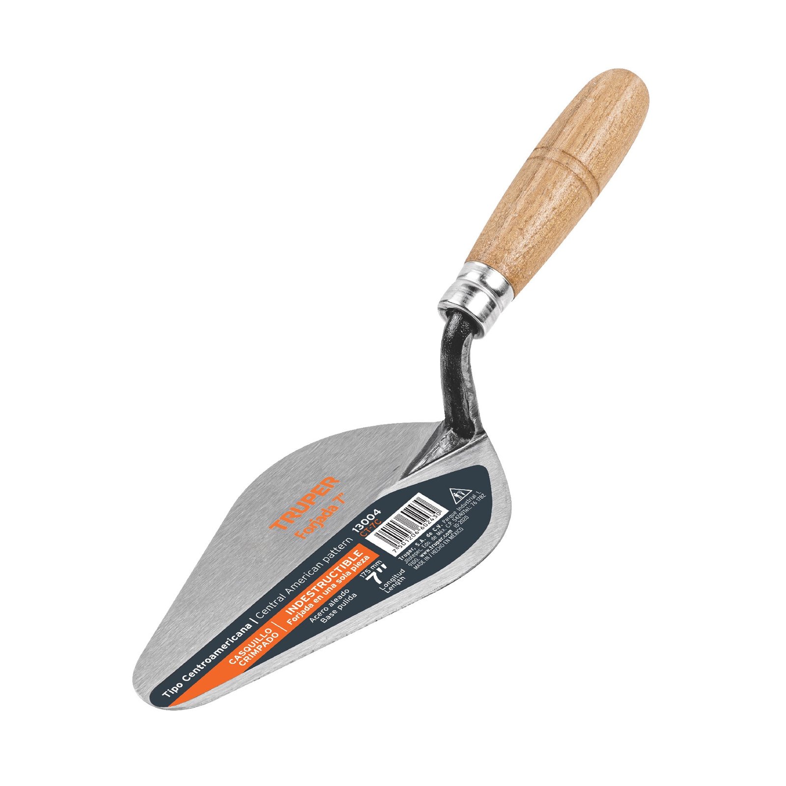 CUCHARA P/ALBAÑIL FORJADA 7"CT-7C TRUPER