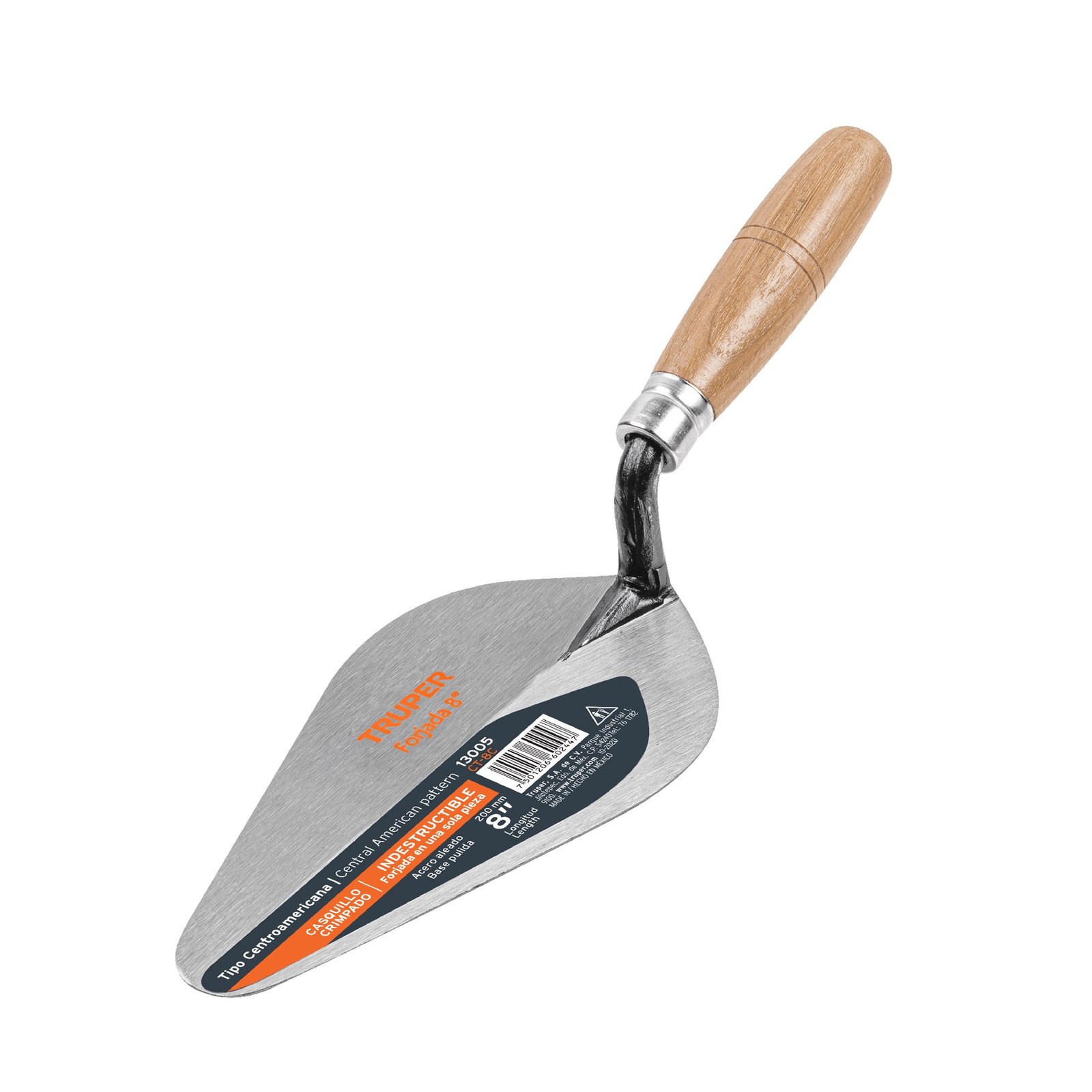 CUCHARA P/ALBAÑIL FORJADA 8"CT-8C TRUPER