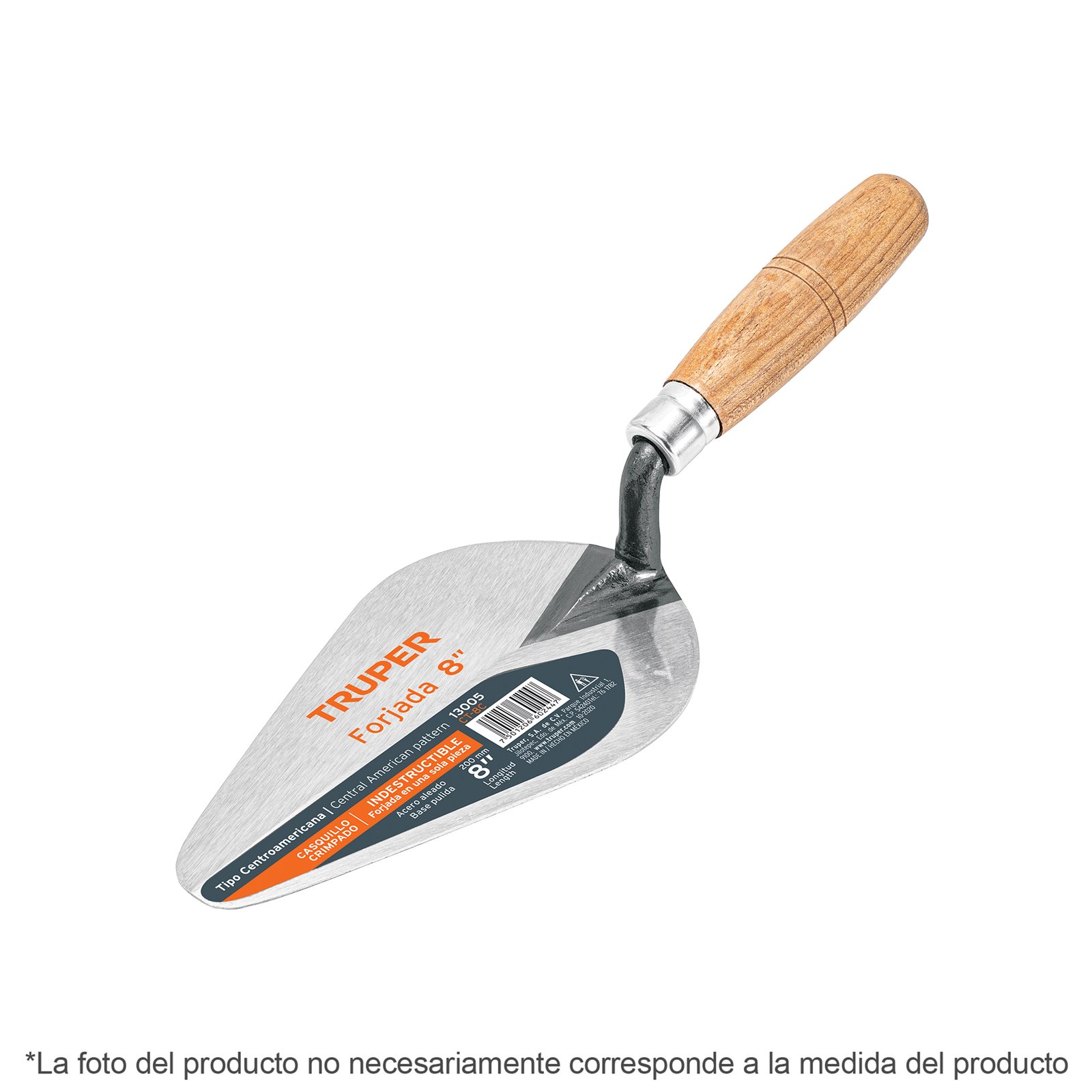 CUCHARA P/ALBAÑIL FORJADA 9"CT-9C TRUPER