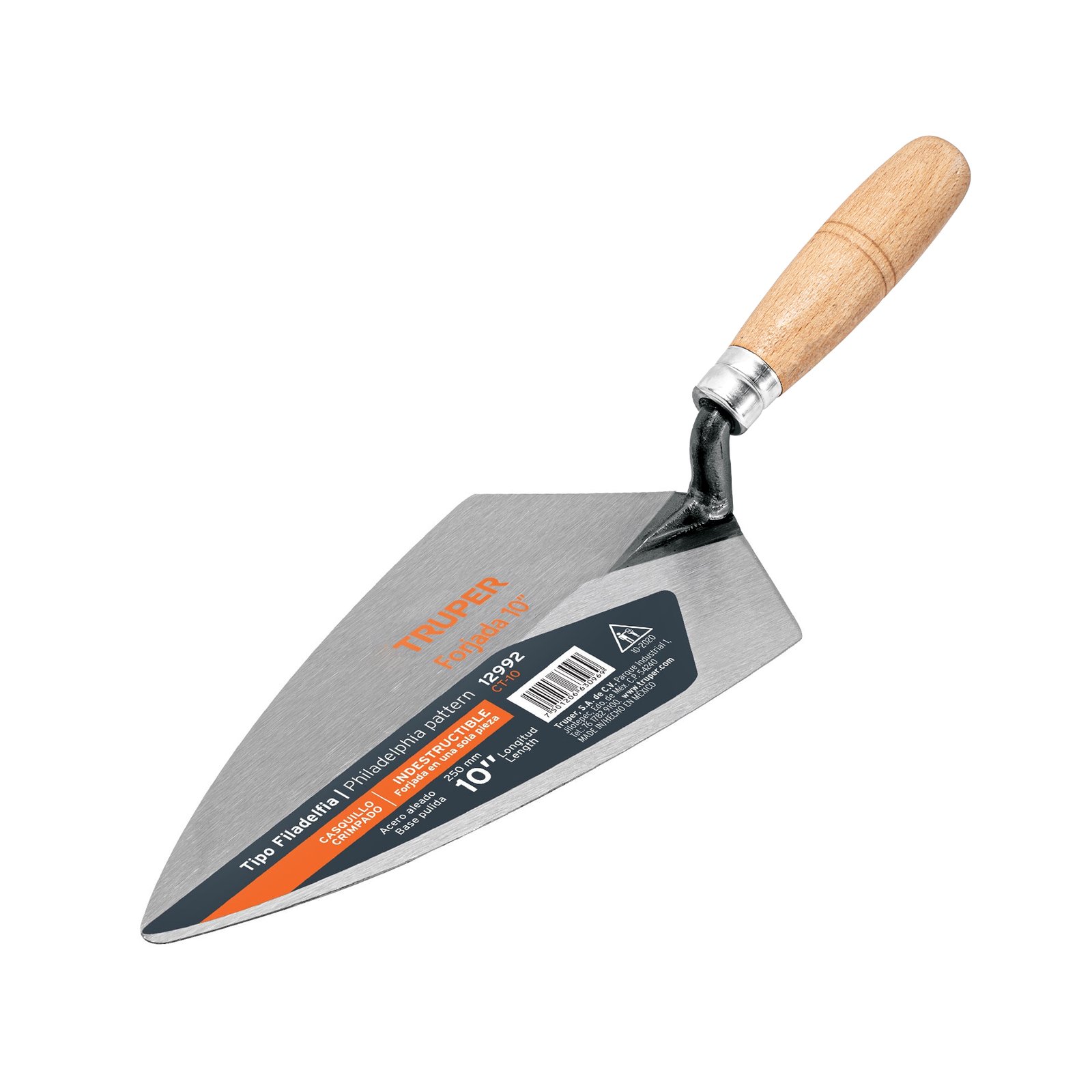 CUCHARA P/ALBAÑIL TIPO FILADELFIA 10" CT-10