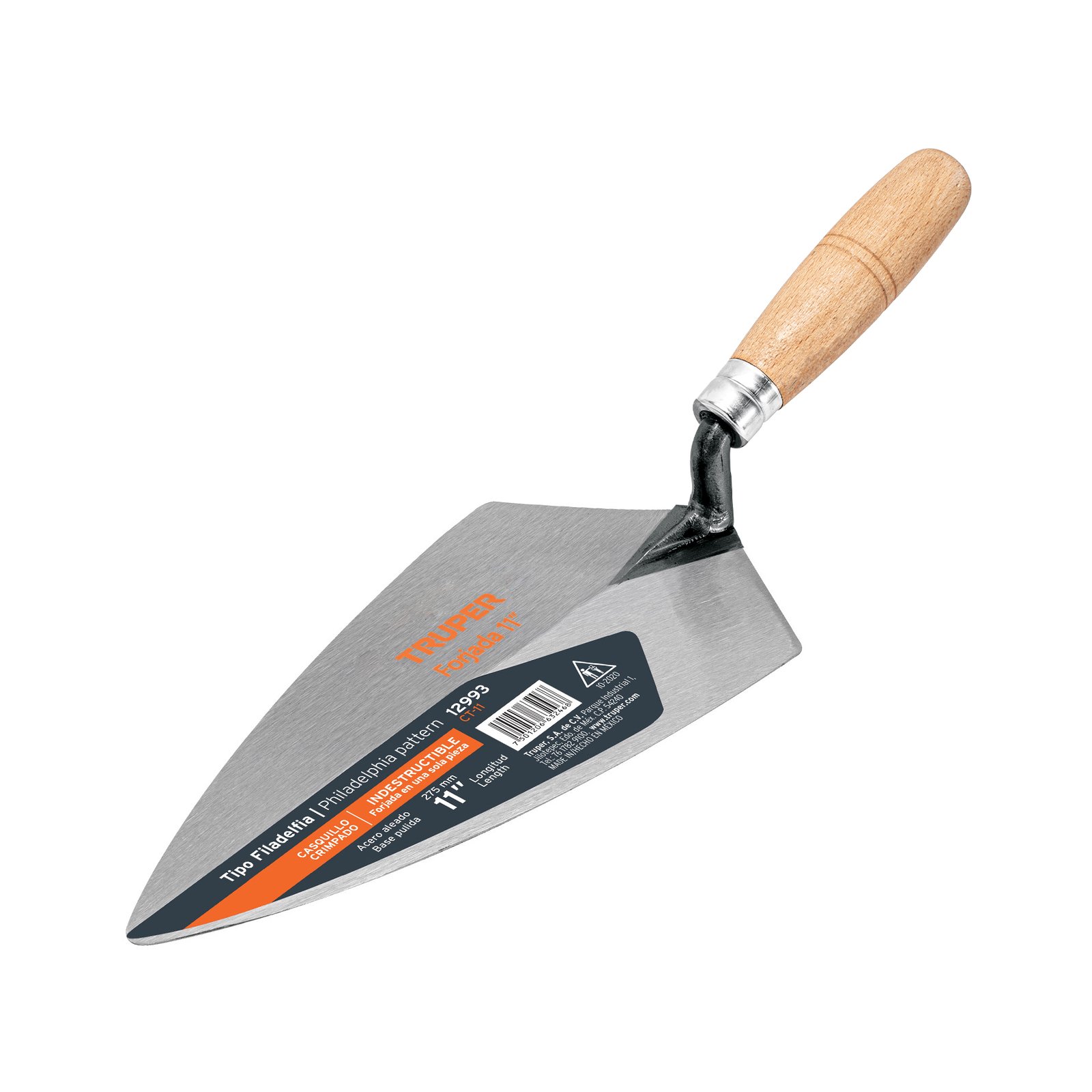 CUCHARA P/ALBAÑIL TIPO FILADELFIA 11" CT-11 TRUPER