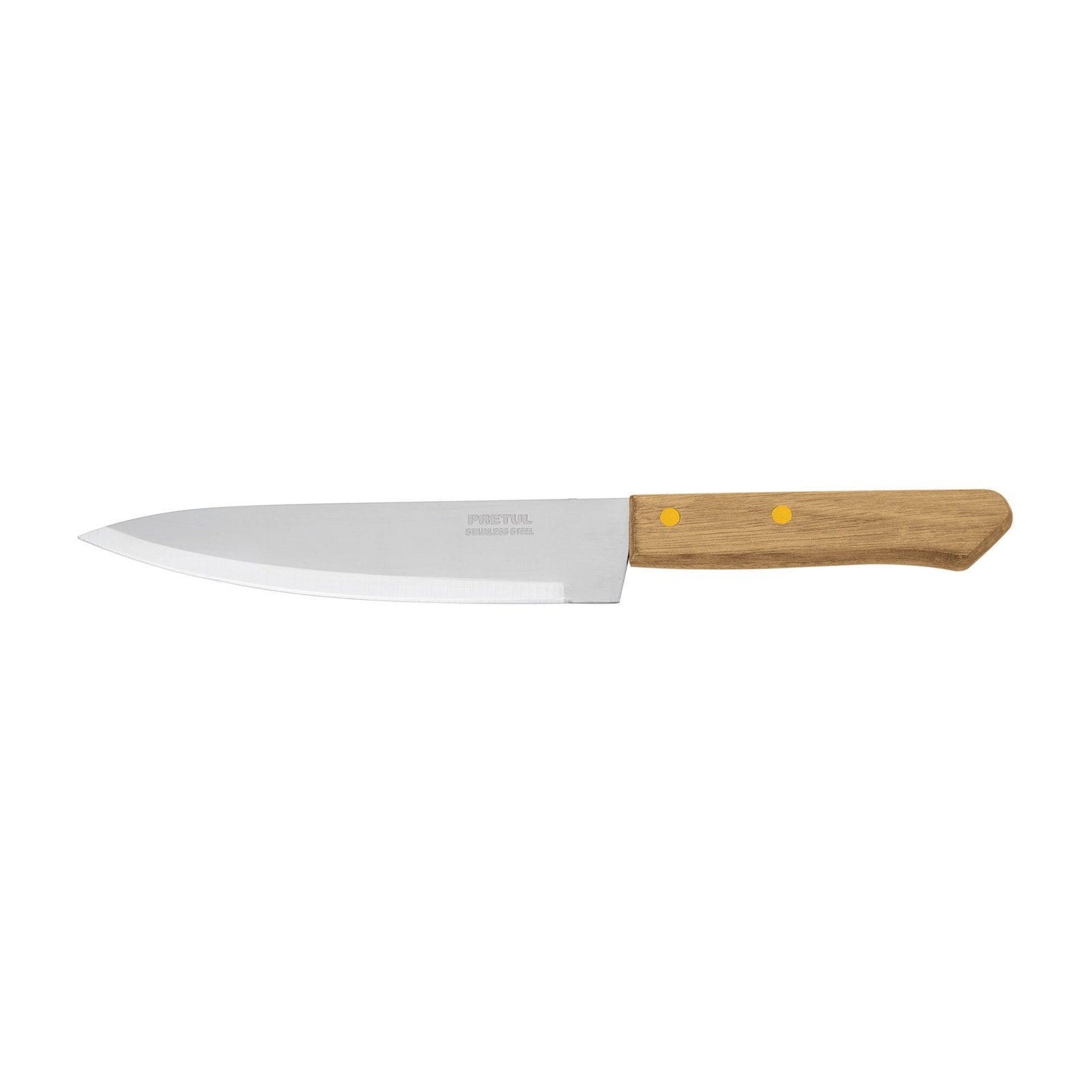 CUCHILLO CHEF 7" MGO MADERA CUCH-M71 PRETUL