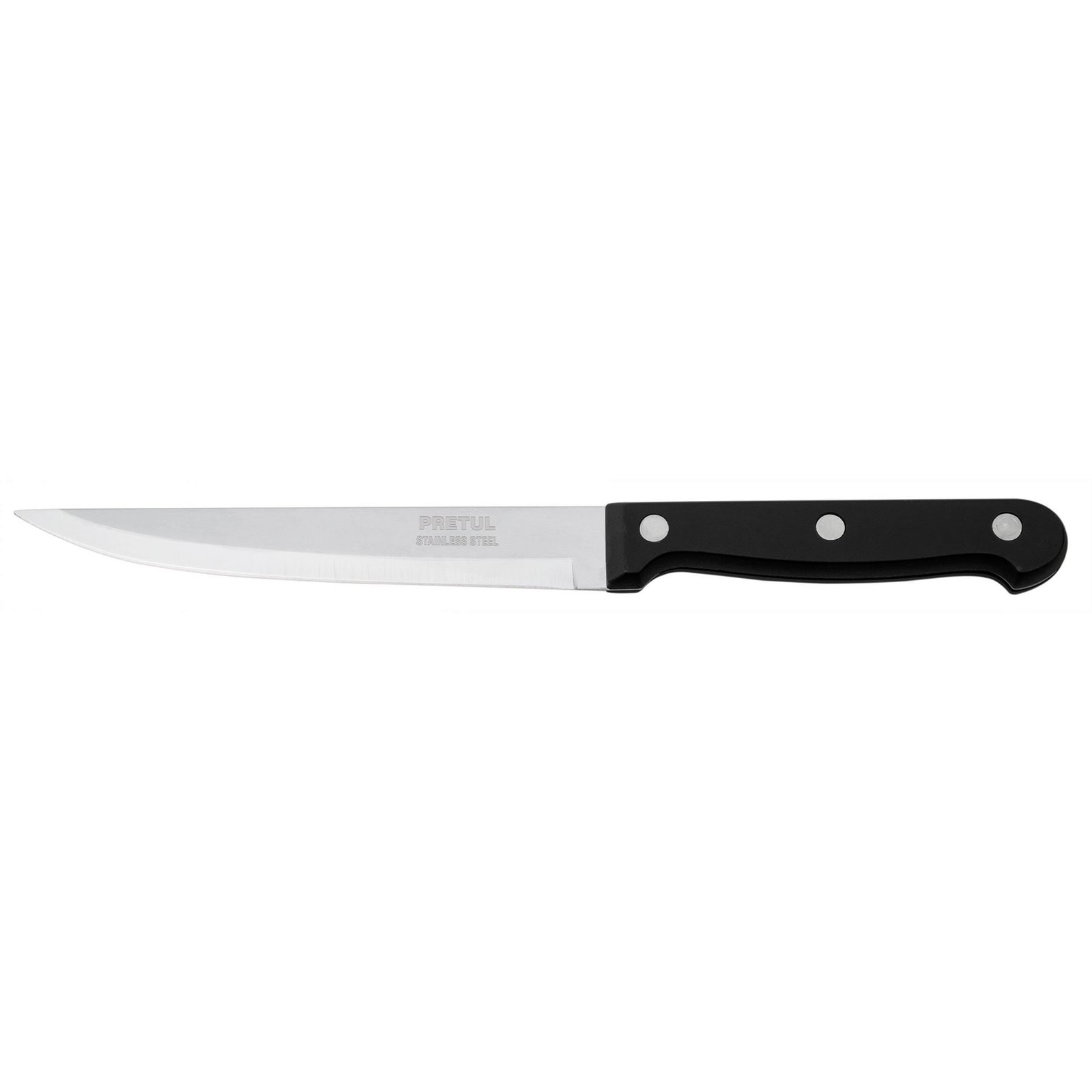 CUCHILLO P/ASADO LISO 5" MGO PLAST CUCH-P53 PRETUL