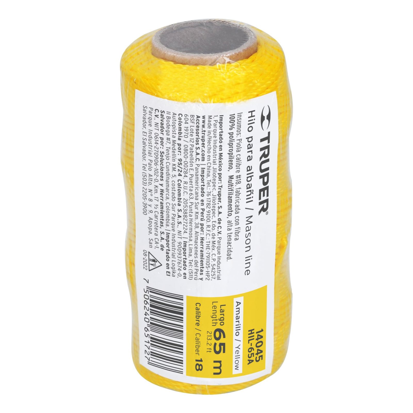 CUERDA P/ALBAÑIL 65 M AMARILLO HIL-65A TRUPER