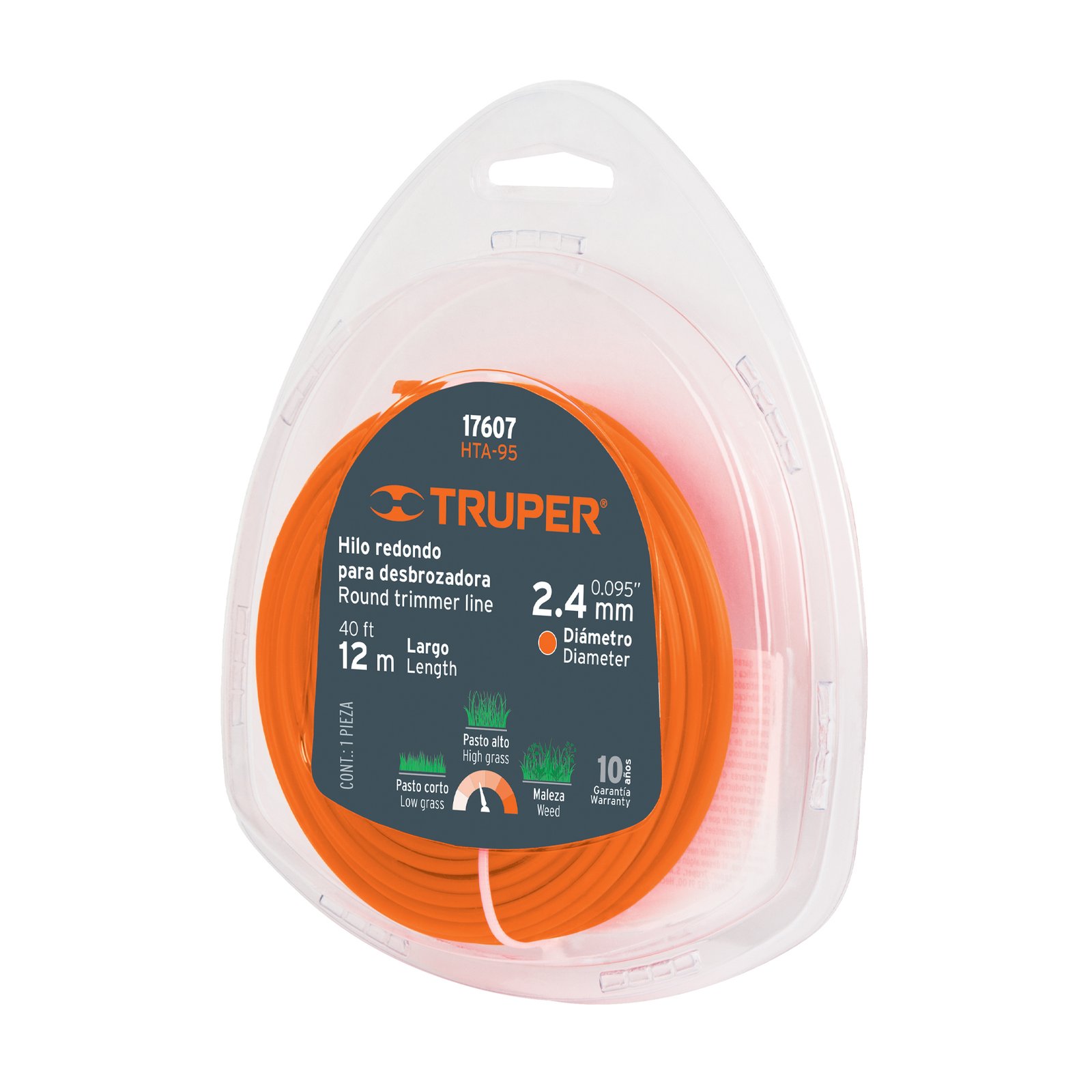 CUERDA P/ORILLAD. 24mmX 12mts HTA-95 TRUPER