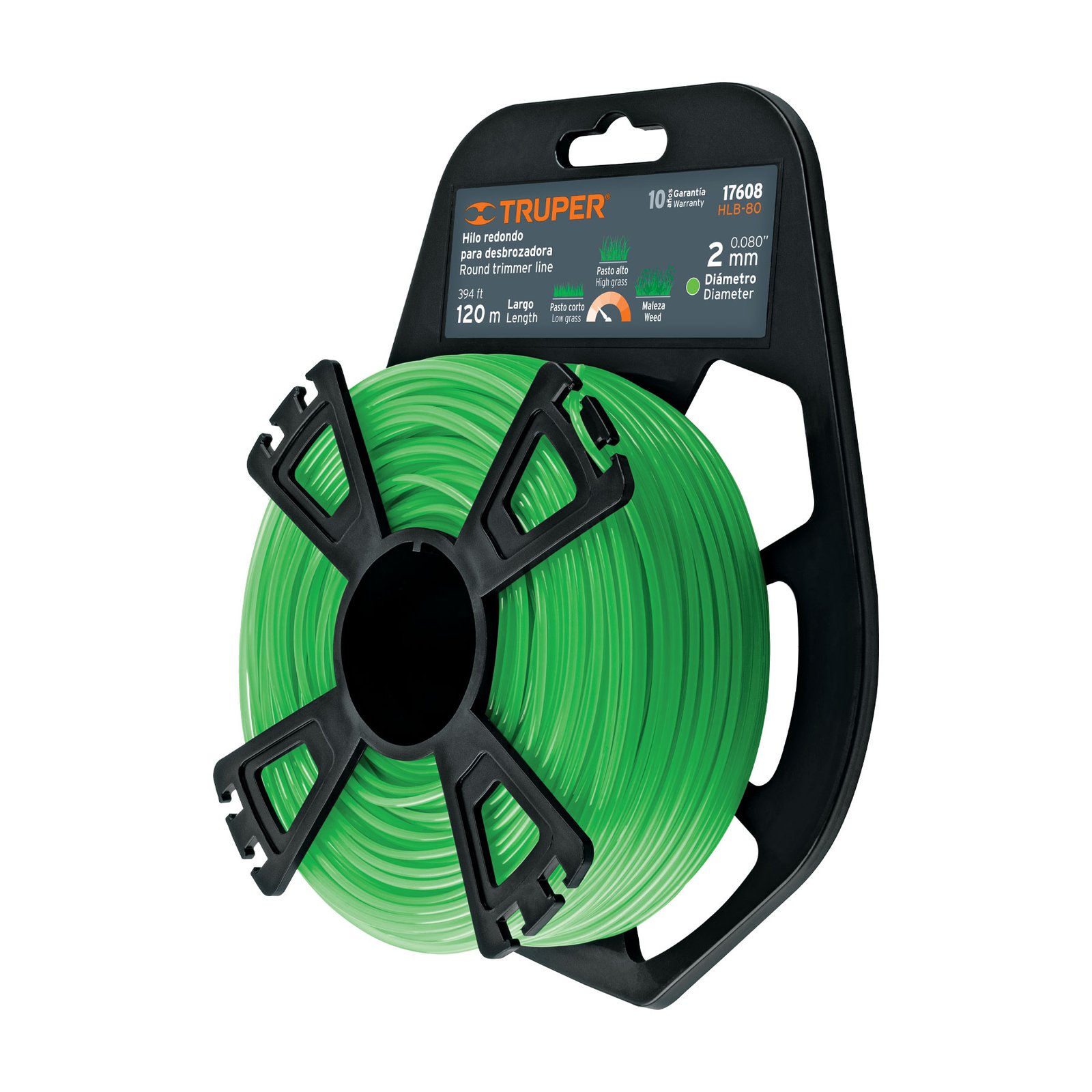 CUERDA P/ORILLAD. DONA 20MMX120M HLB-80 TRUPER
