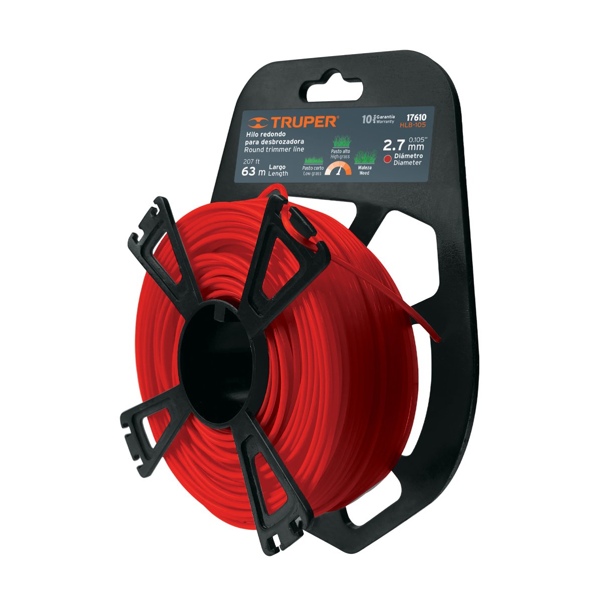 CUERDA P/ORILLAD. DONA 27MMX63M HLB-105 TRUPER