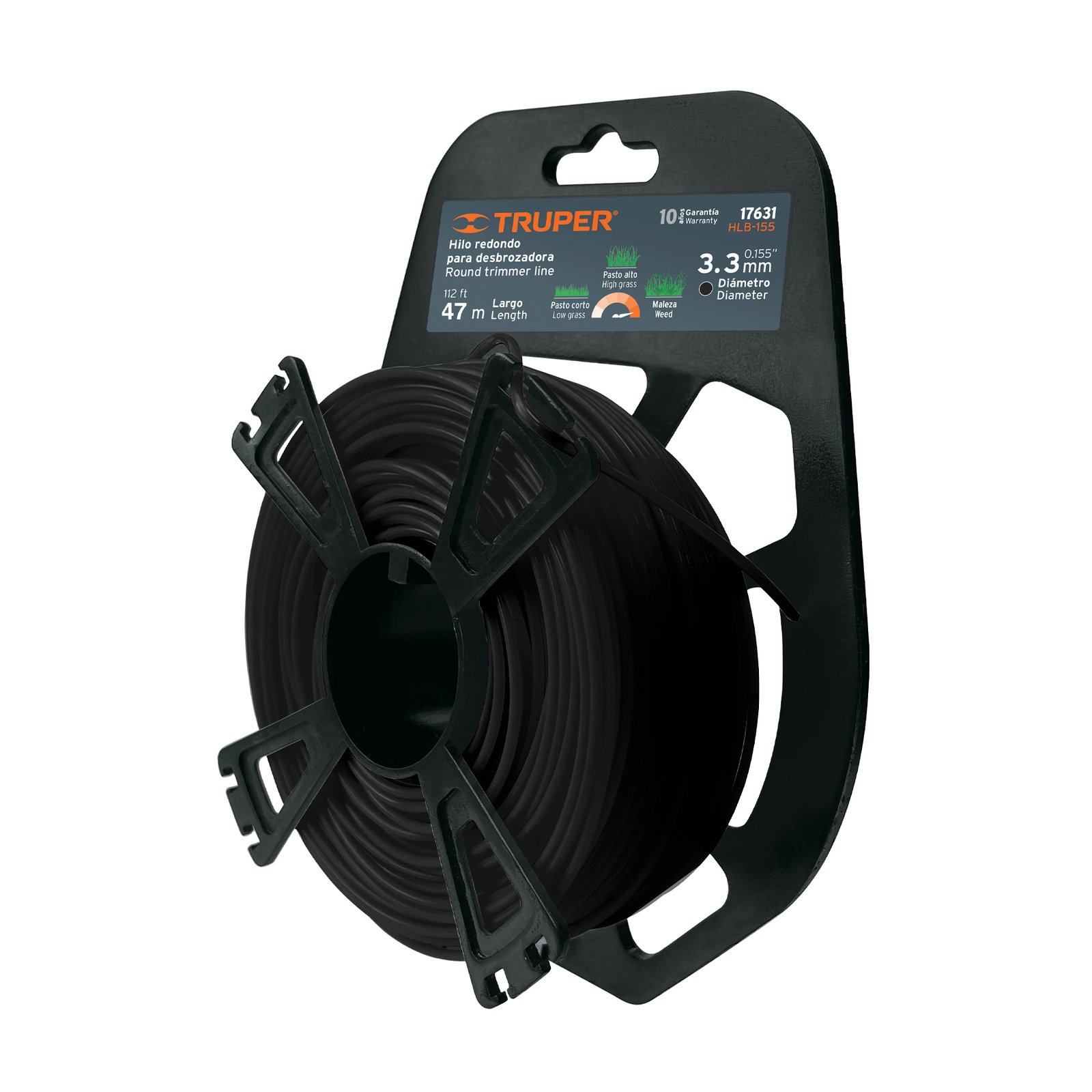 CUERDA P/ORILLAD. DONA 3.3MMX47M HLB-155 TRUPER