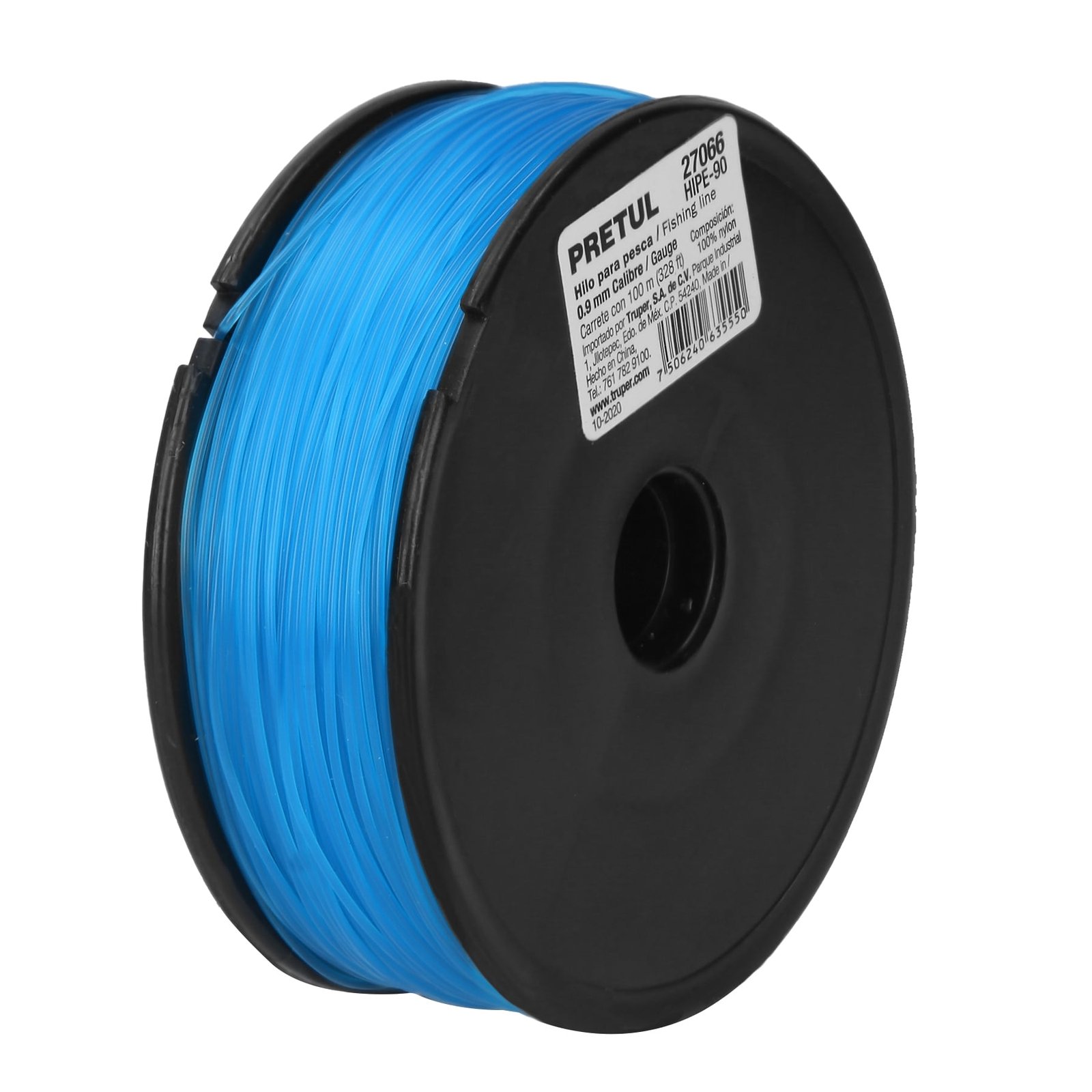 CUERDA P/PESCA 100M 0.90MM HIPE-90 PRETUL
