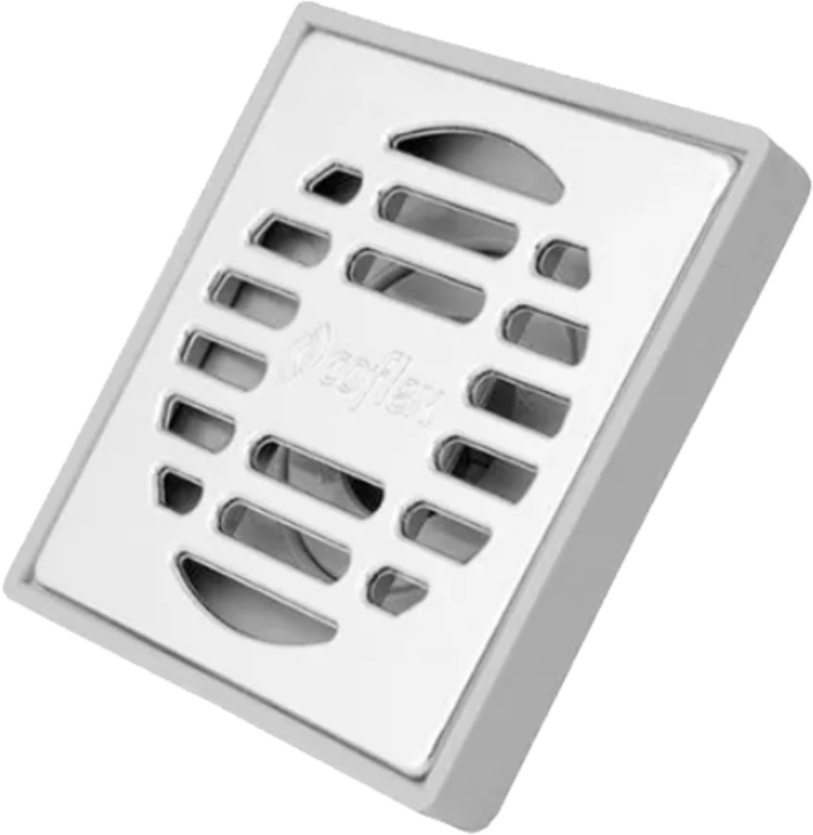 DESAGUE P/BAÑO 2 PUL PLAS-CROMA CUAD PC-161COFLEX