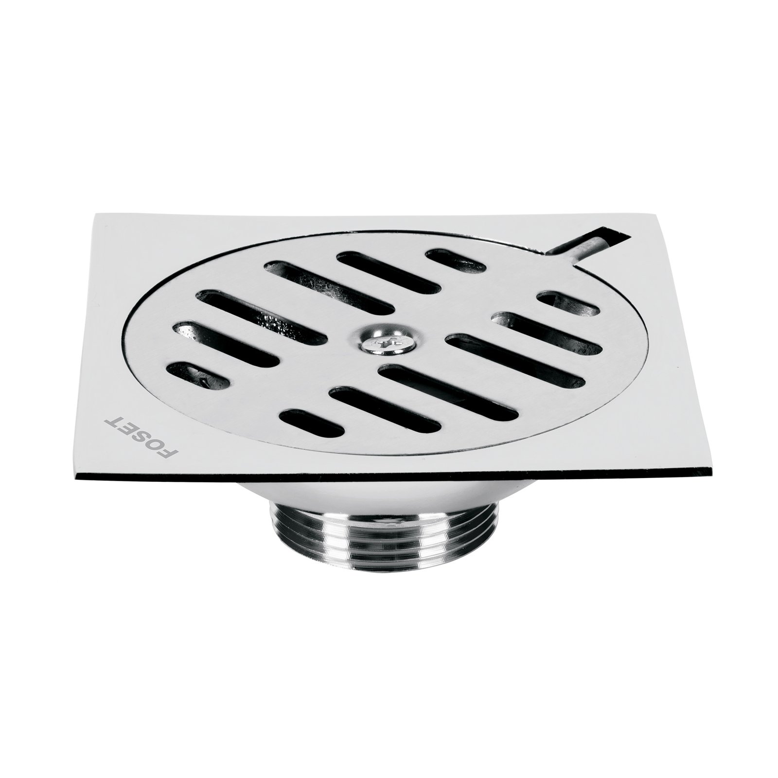 DESAGUE P/BAÑO ACERO INOX 4X4" RS-601 FOSET-TRUPER