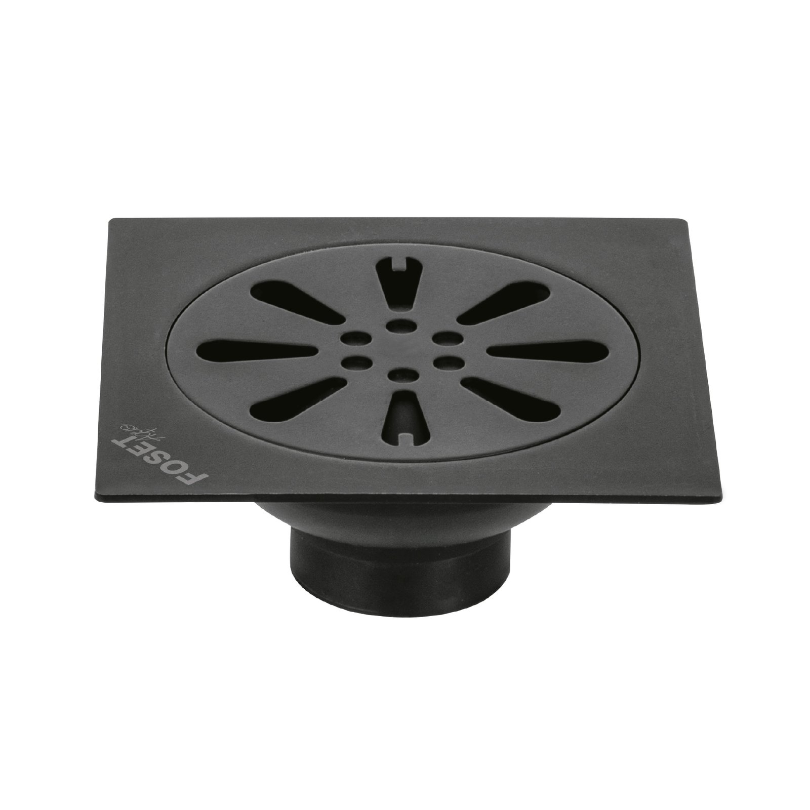 DESAGUE P/BAÑO INOX CUAD NG MAT 4X4" RS-605M FOSET