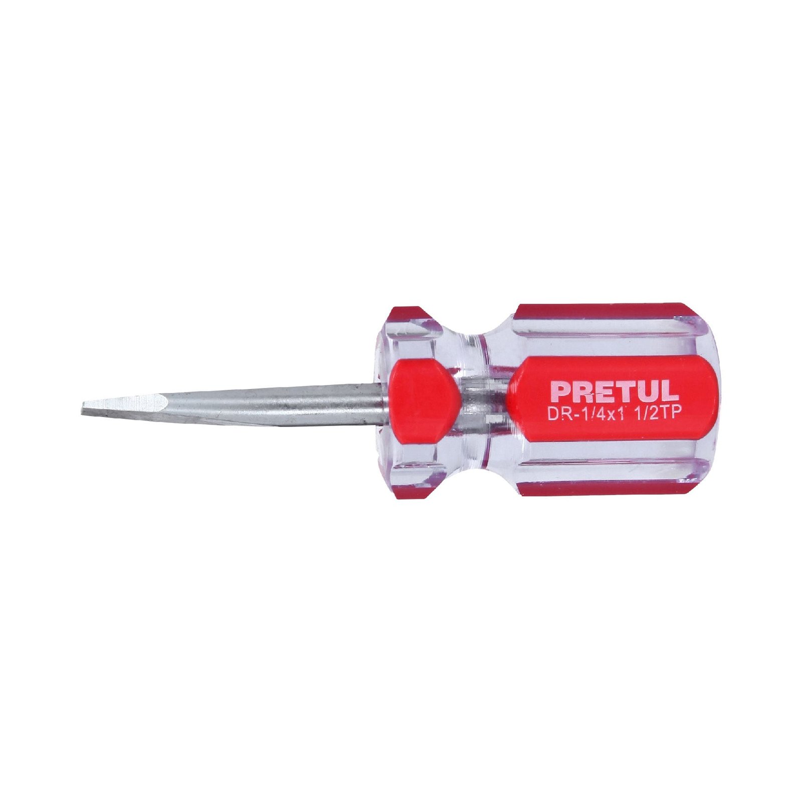 DESARMADOR PLANO PVC PRETUL DR-1/4X1-1/2TP