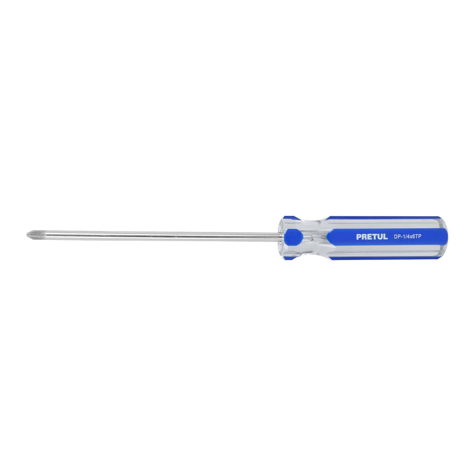 DESARMADOR PUNTA PHILLIPS PVC PRETUL DP-1/4X6TP