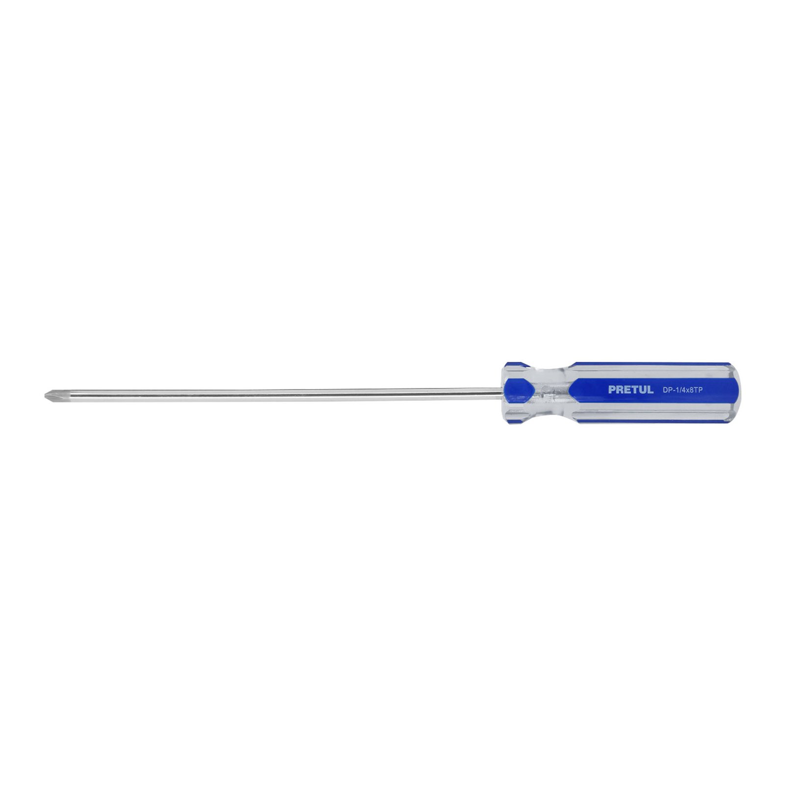 DESARMADOR PUNTA PHILLIPS PVC PRETUL DP-1/4X8TP
