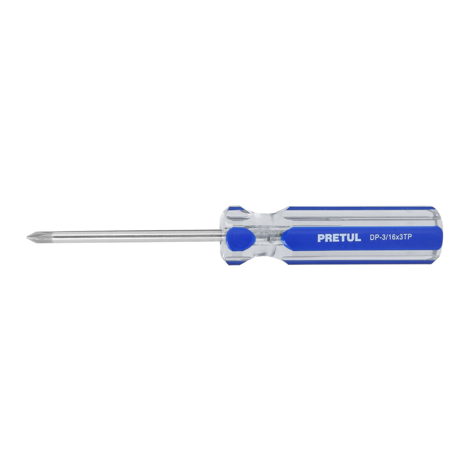 DESARMADOR PUNTA PHILLIPS PVC PRETUL DP-3/16X3TP