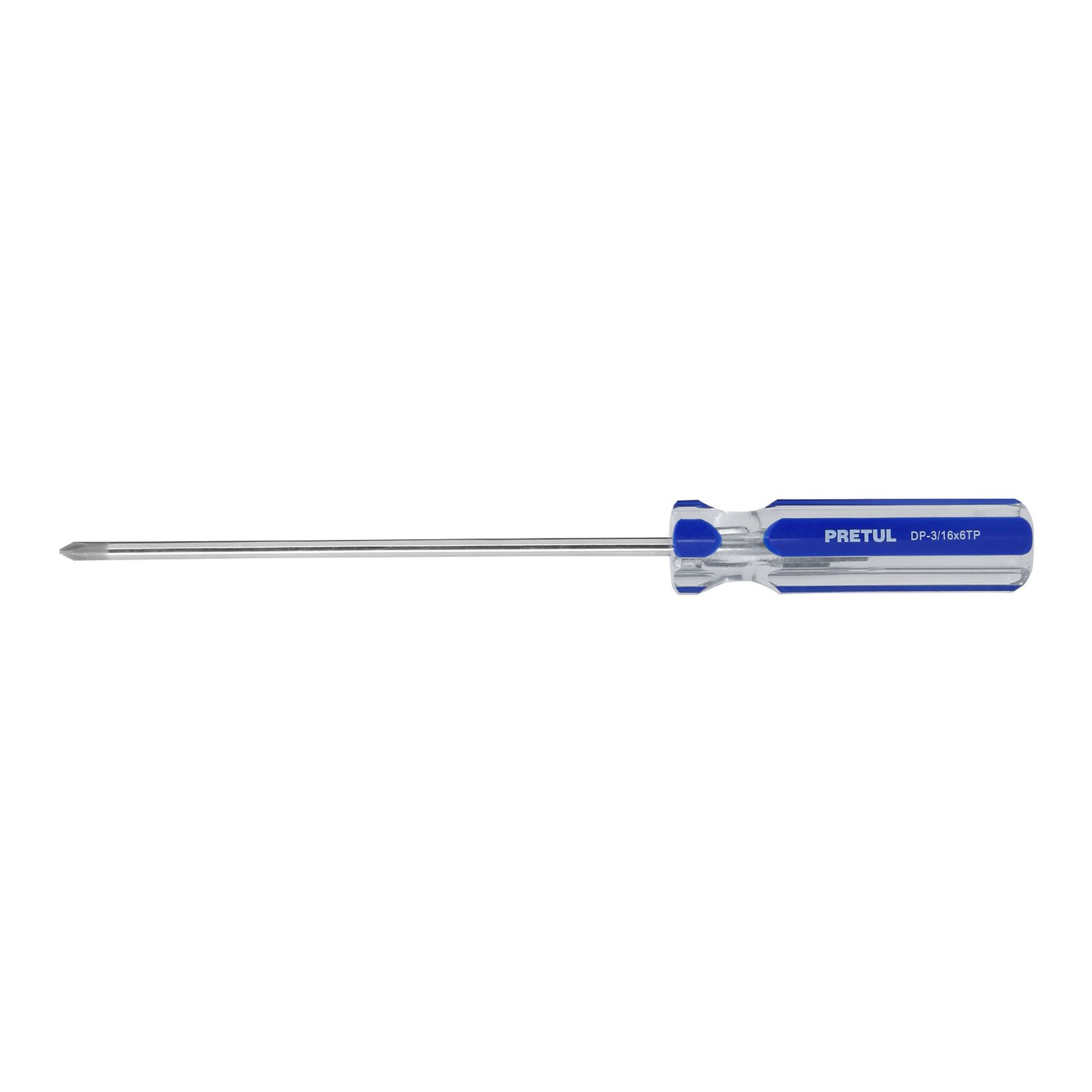 DESARMADOR PUNTA PHILLIPS PVC PRETUL DP-3/16X6TP