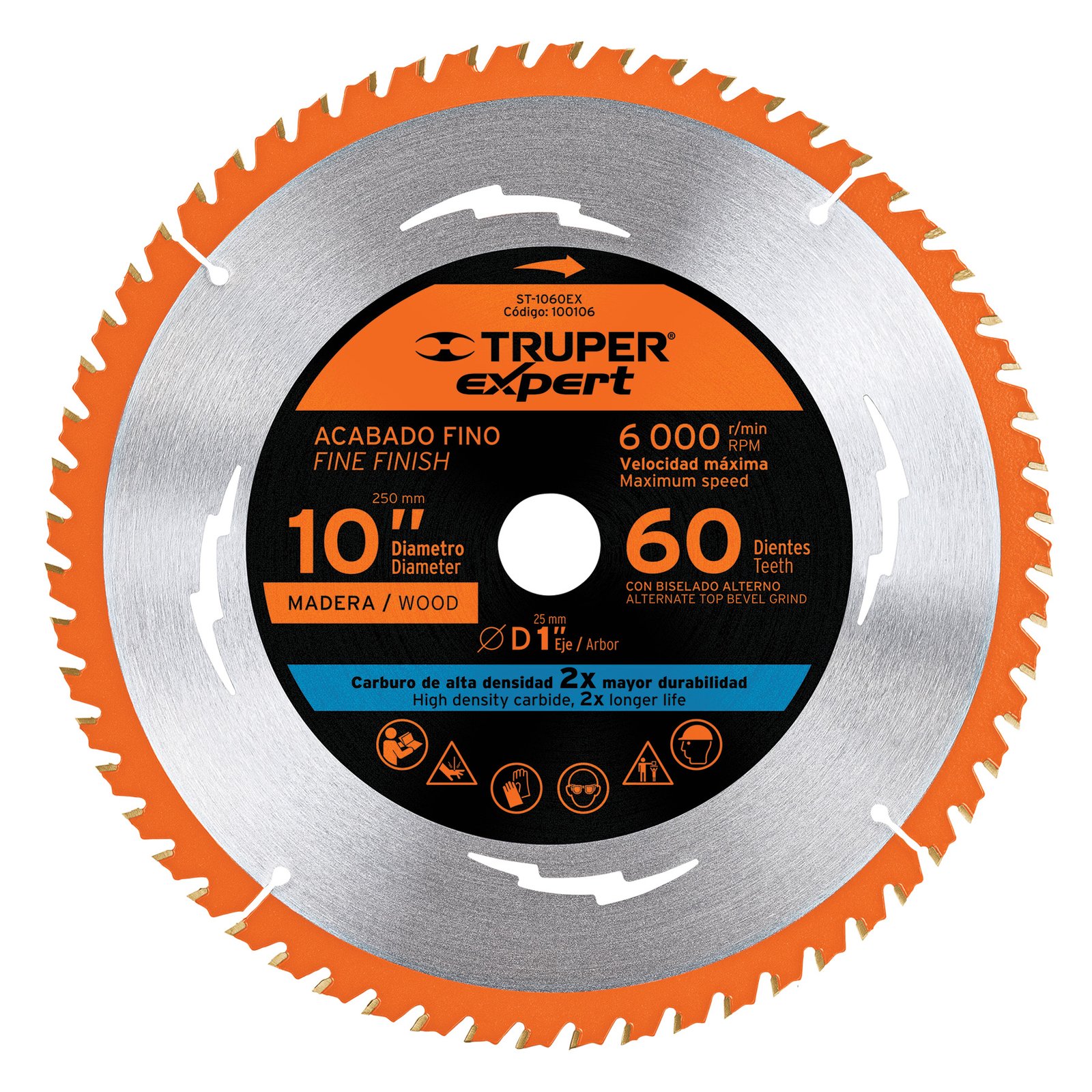 DISCO P/SIERRA MAD 10" 60D 1" ST-1060EX TRUPER