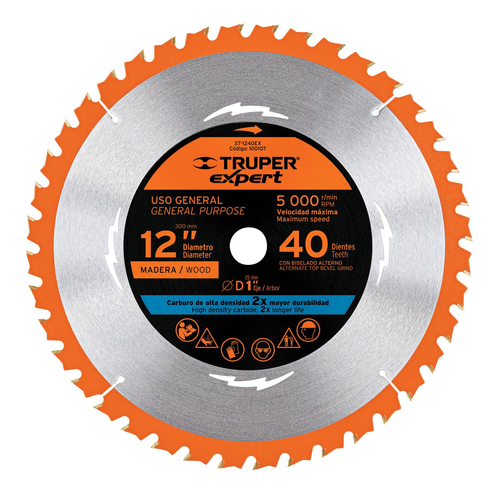 DISCO P/SIERRA MAD 12" 40D 1" ST-1240EX TRUPER