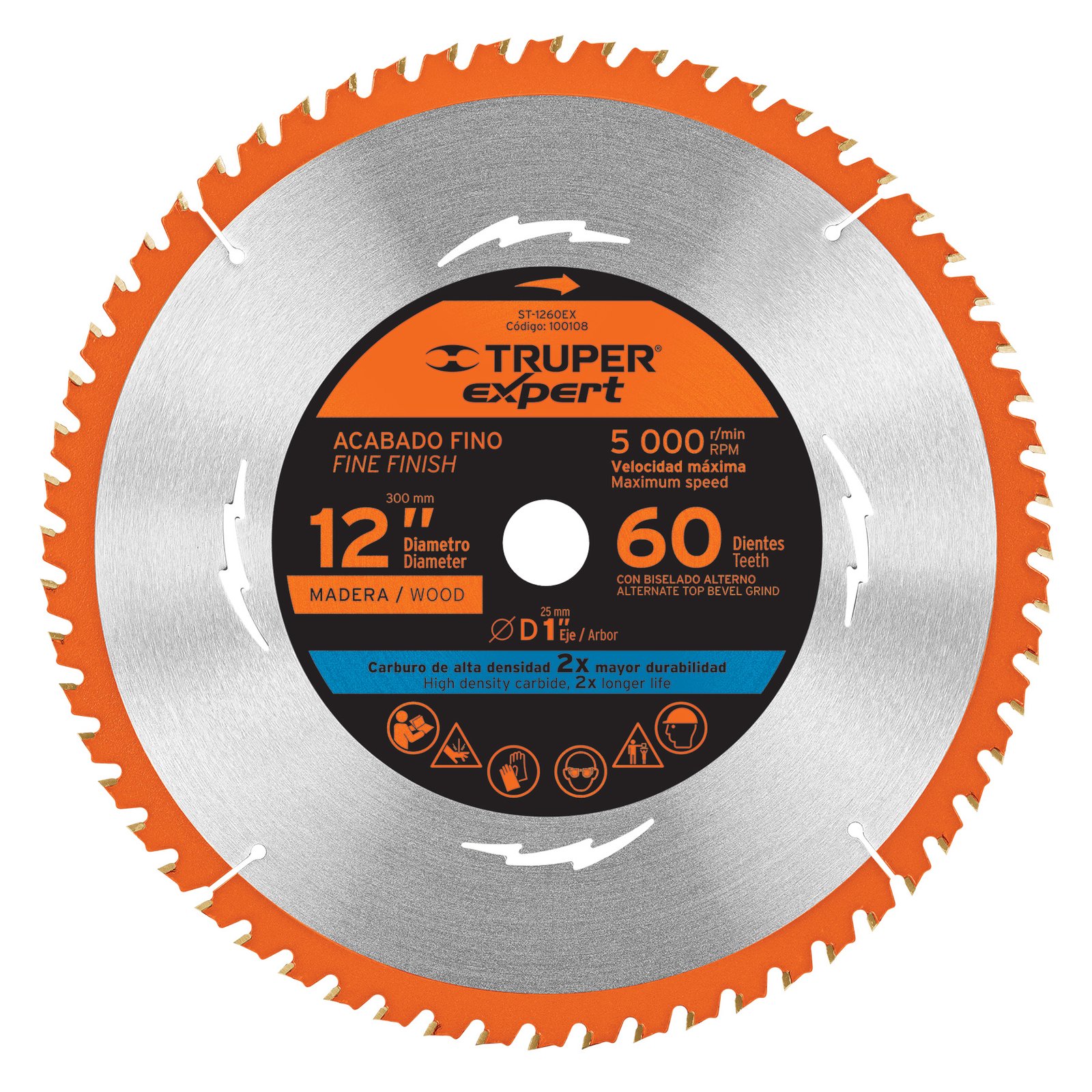 DISCO P/SIERRA MAD 12" 60D 1" ST-1260EX TRUPER